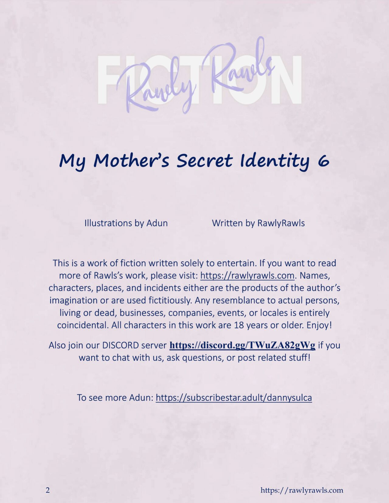 My Mother's Secret Identity [Adun | Danny Sulca , RawlyRawls] - 6