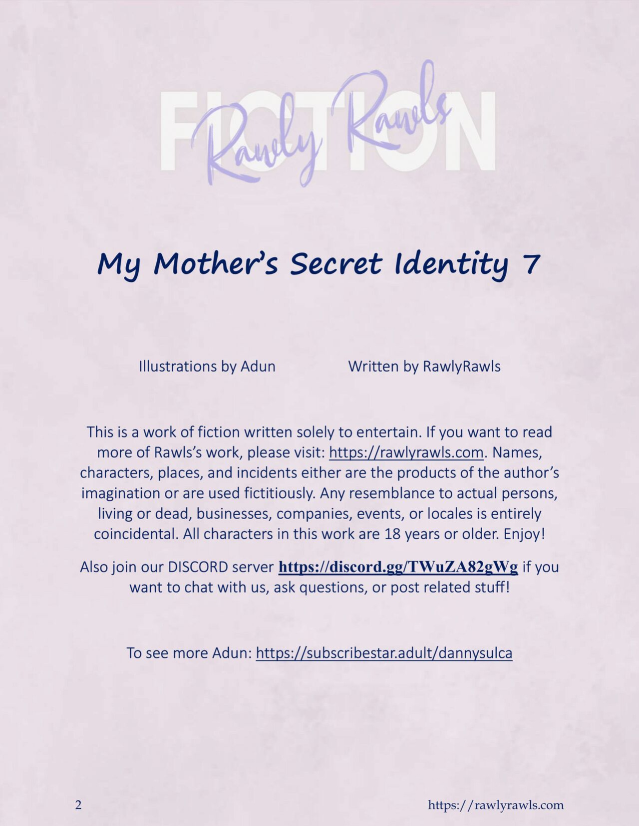 My Mother's Secret Identity [Adun | Danny Sulca , RawlyRawls] - 7