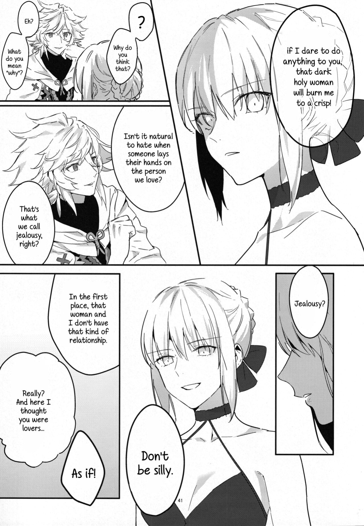 (C100) [Kindou Shoujo (nipi)] Artoria Alter x Jeanne Alter Sairokushuu (Fate/Grand Order) [SDTLs]