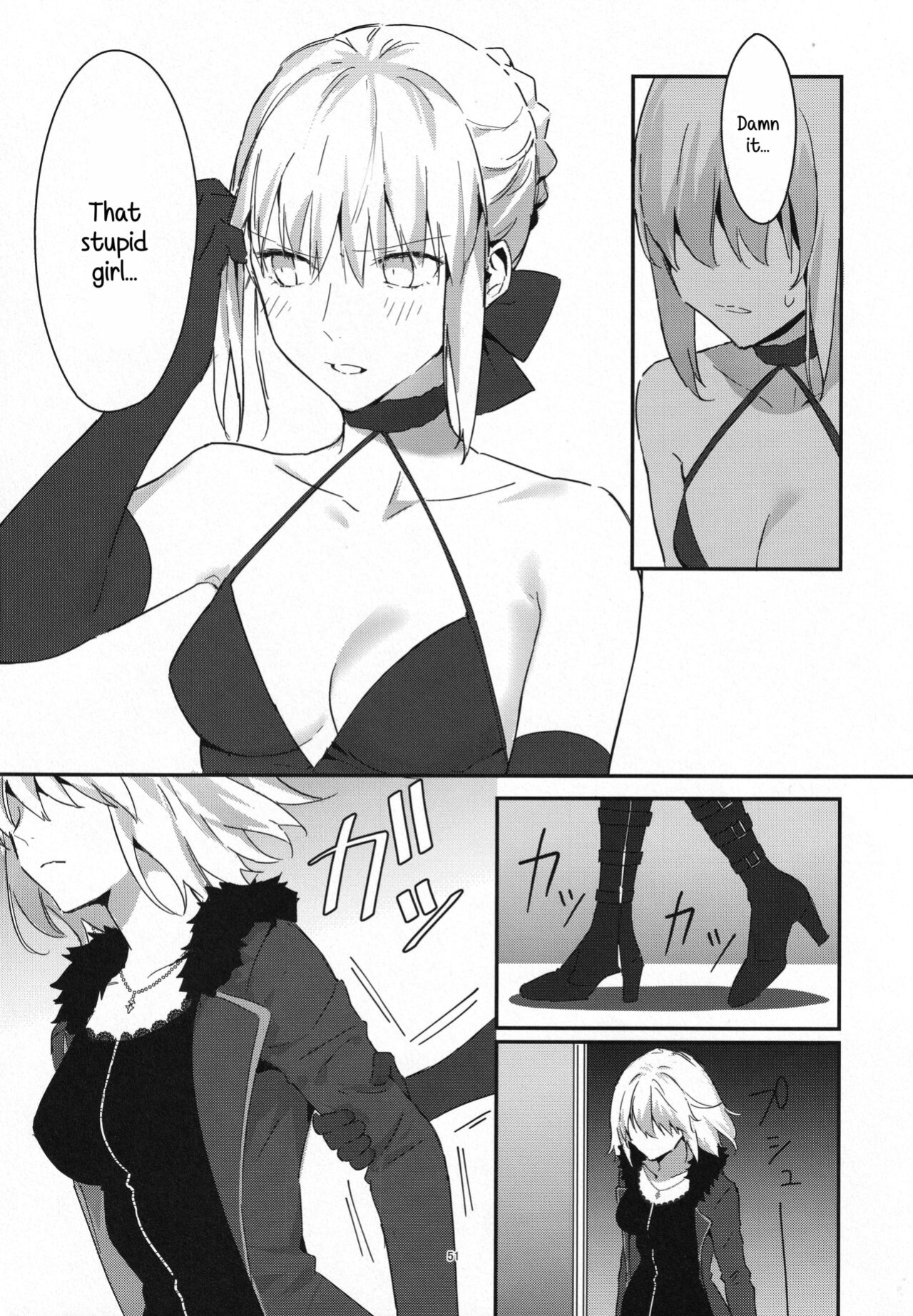 (C100) [Kindou Shoujo (nipi)] Artoria Alter x Jeanne Alter Sairokushuu (Fate/Grand Order) [SDTLs]