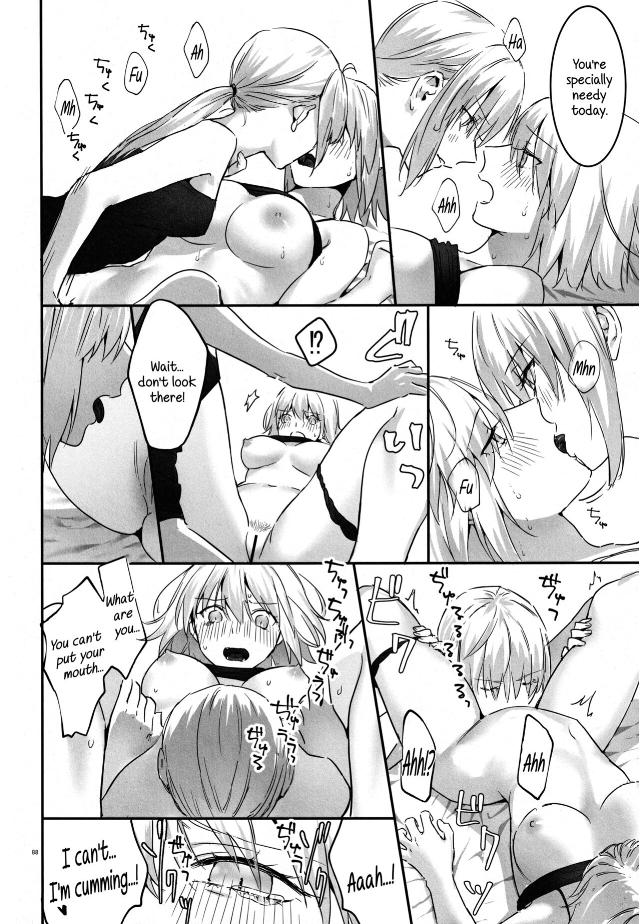 (C100) [Kindou Shoujo (nipi)] Artoria Alter x Jeanne Alter Sairokushuu (Fate/Grand Order) [SDTLs]