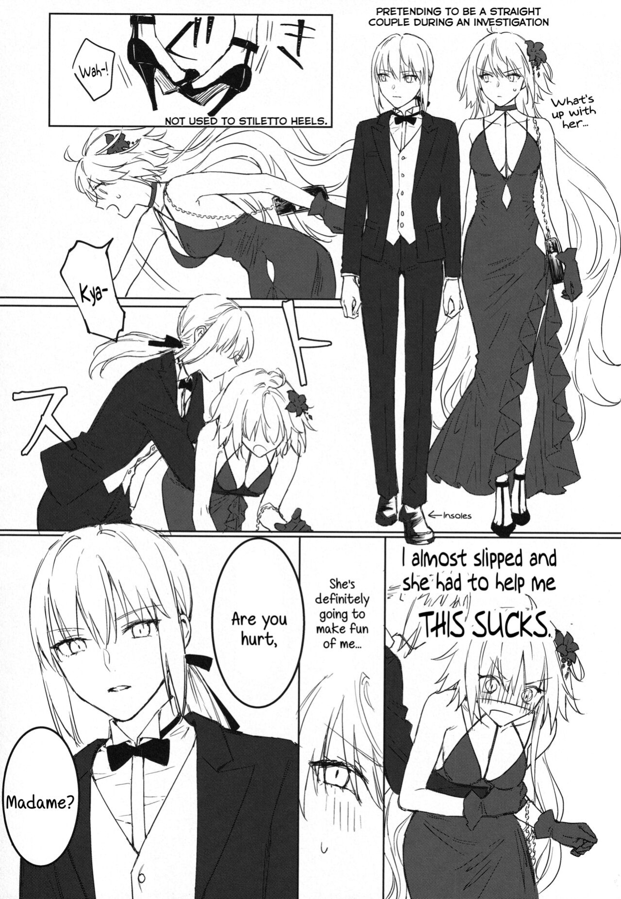 (C100) [Kindou Shoujo (nipi)] Artoria Alter x Jeanne Alter Sairokushuu (Fate/Grand Order) [SDTLs]