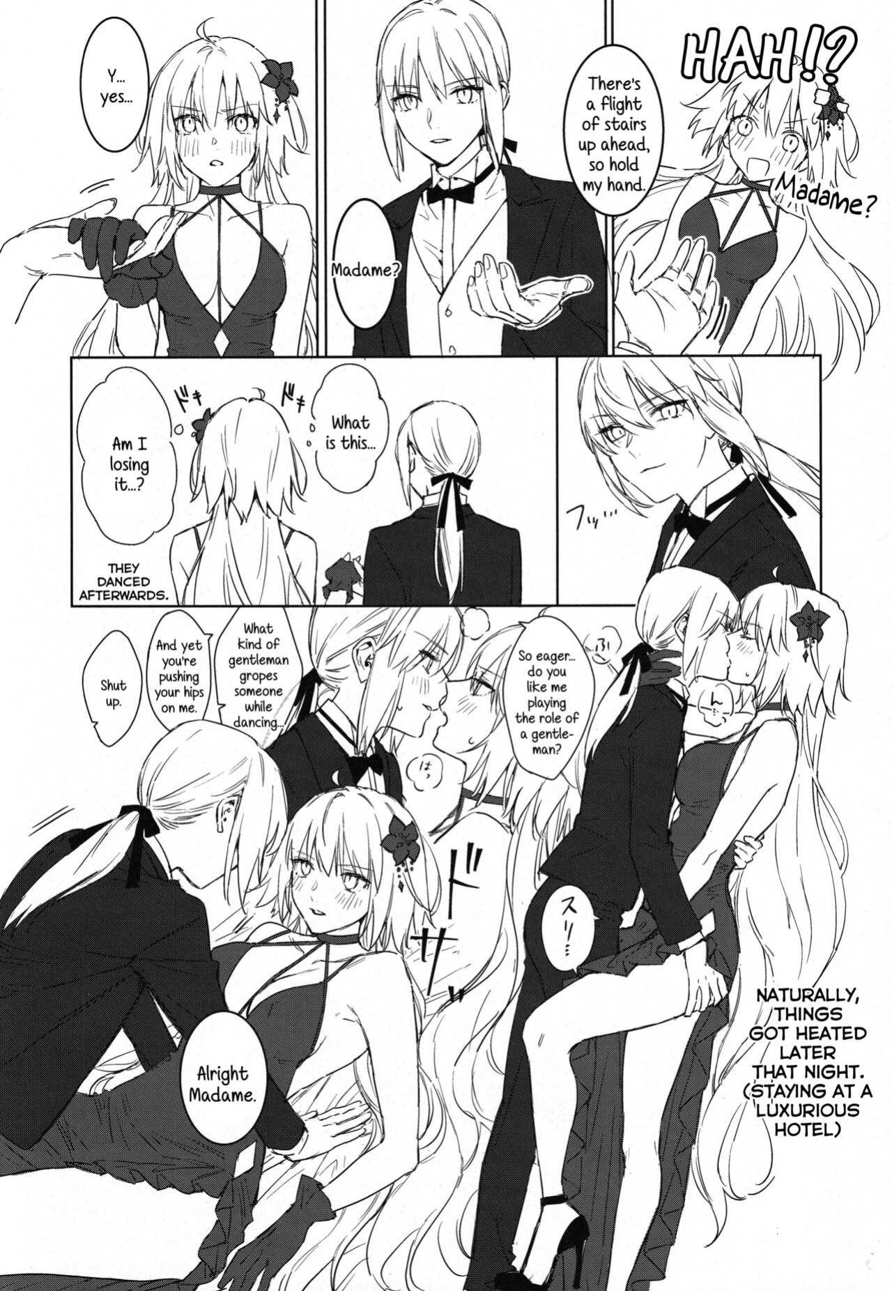 (C100) [Kindou Shoujo (nipi)] Artoria Alter x Jeanne Alter Sairokushuu (Fate/Grand Order) [SDTLs]