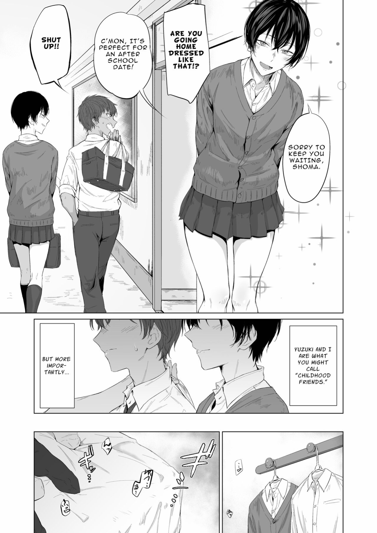 [Ichi no Hako (Tsukumo Nikyu)] "Konna no, Mou Manko da yo..." Osananajimi no Gokubuto Chinpo de Josou Mesuiki o Oshiekomareta Boku | My Childhood Friend Made Me Cross-dress and Femgasm with his Thick Dick
