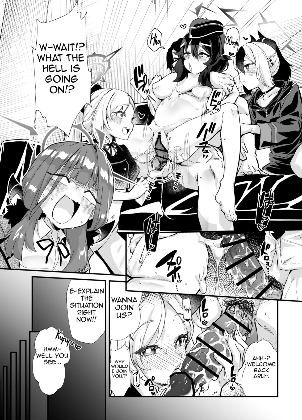 [Mori no Michi (Mori Sinrisk)] Aruchan dake Saimin ni Kakattenai Hon | A Book Where Only Aru Didn't Get Hypnotized (Blue Archive) [Shiririn]
