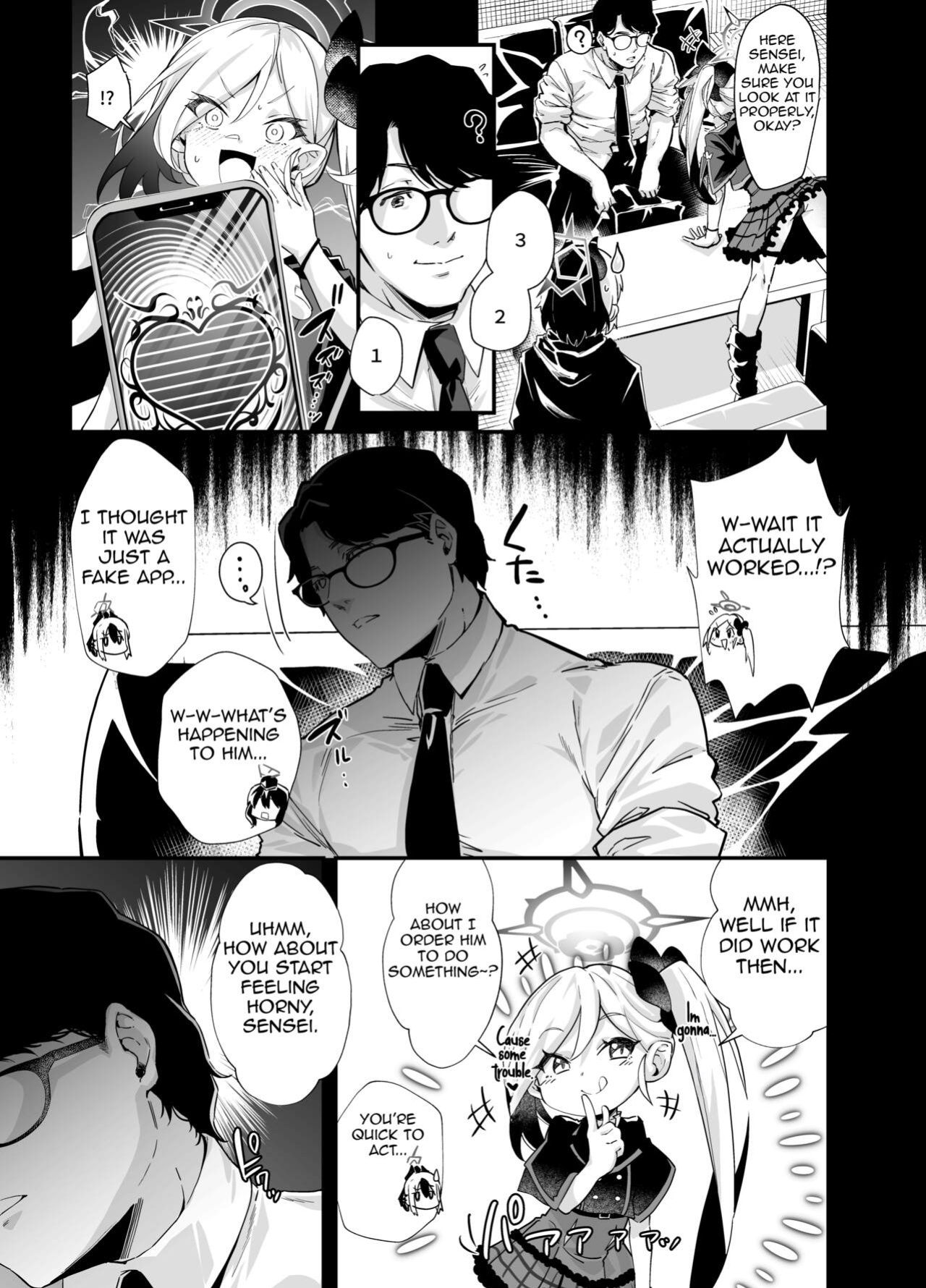 [Mori no Michi (Mori Sinrisk)] Aruchan dake Saimin ni Kakattenai Hon | A Book Where Only Aru Didn't Get Hypnotized (Blue Archive) [Shiririn]