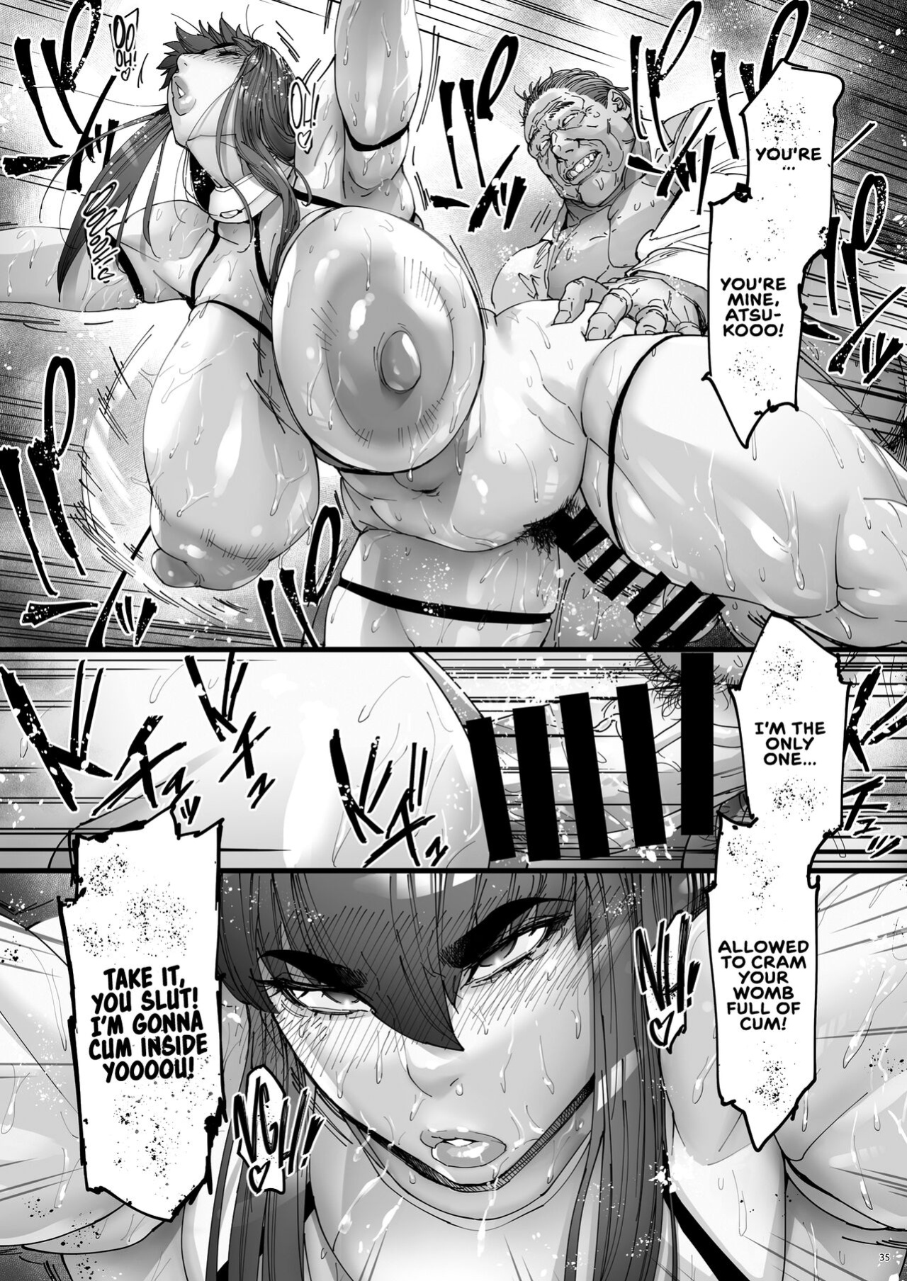 [Kocho Kocho Koukou (Bonten)] Nyuujoku no Ori ~Hitozuma Sousakan Atsuko~ Ni | Snared and Defiled: Agent Atsuko, Married Detective 2 [cutegyaruTL]