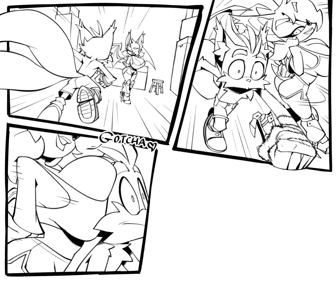 [BigDad] Let Them Fight (inks) (Sonic the Hedgehog)