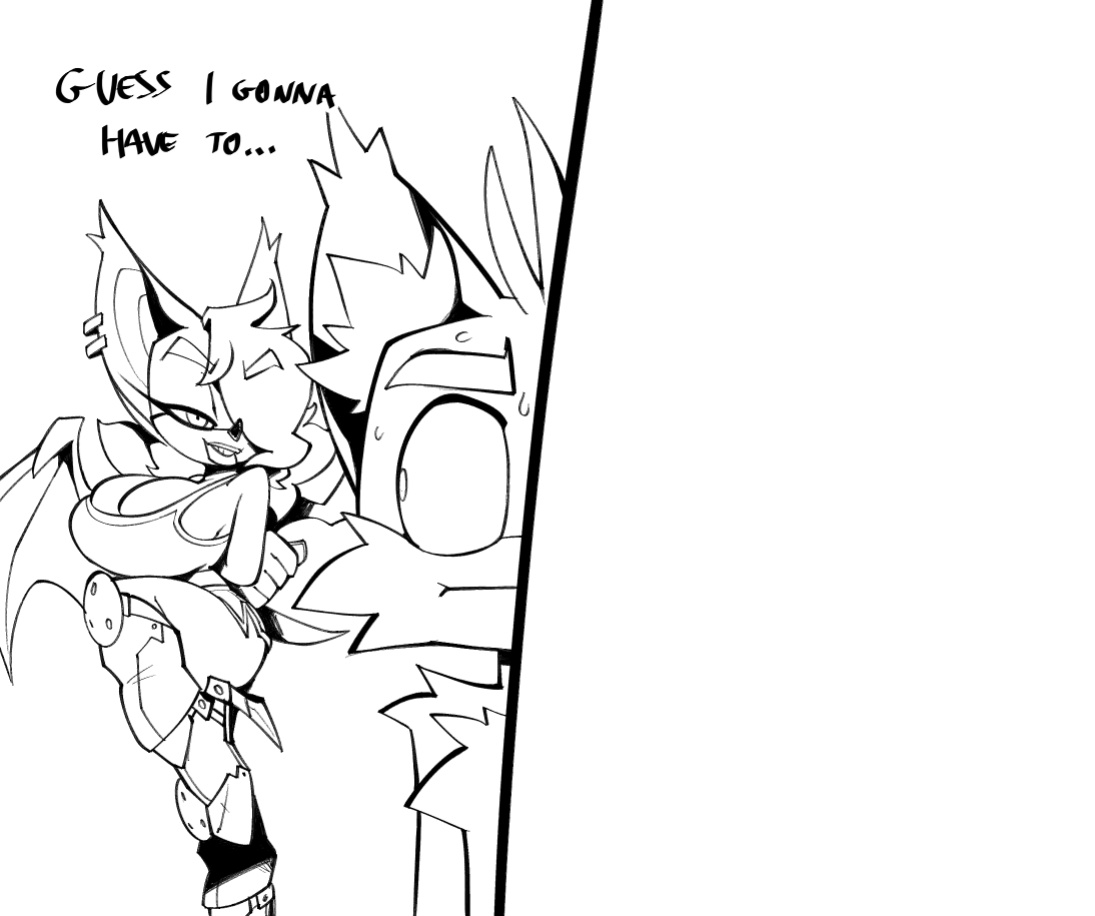[BigDad] Let Them Fight (inks) (Sonic the Hedgehog)