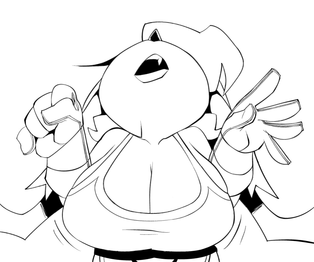 [BigDad] Let Them Fight (inks) (Sonic the Hedgehog)