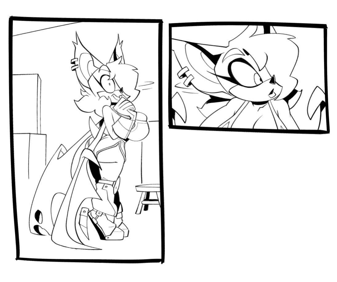 [BigDad] Let Them Fight (inks) (Sonic the Hedgehog)