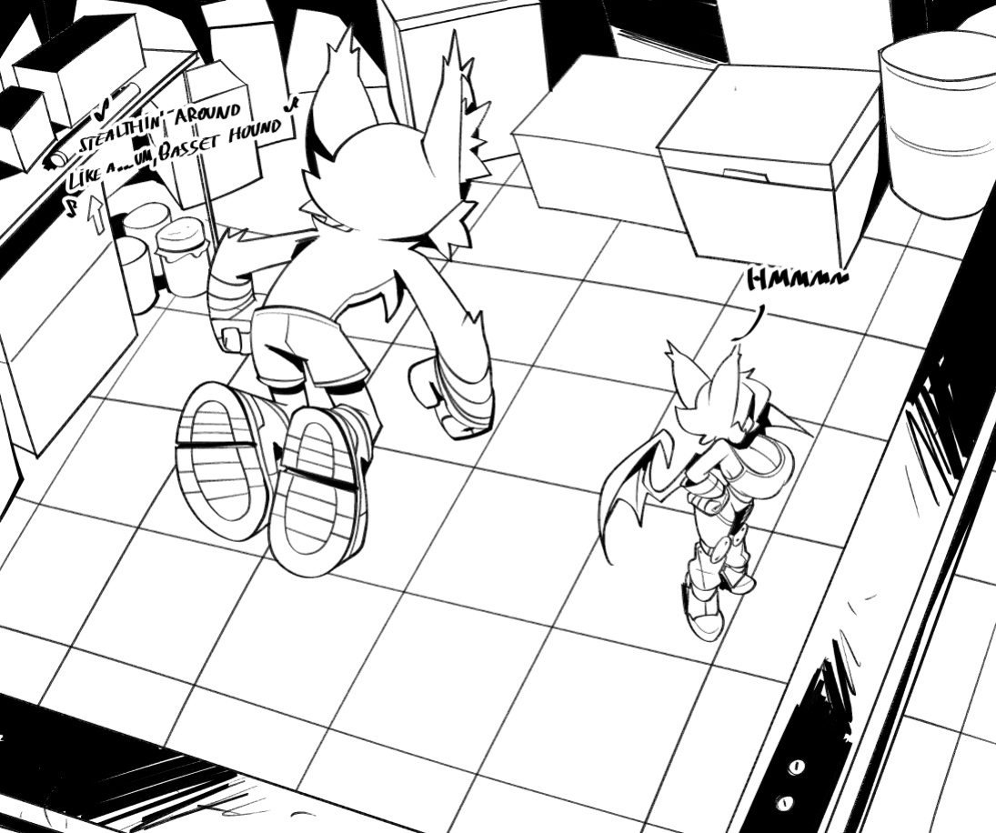 [BigDad] Let Them Fight (inks) (Sonic the Hedgehog)