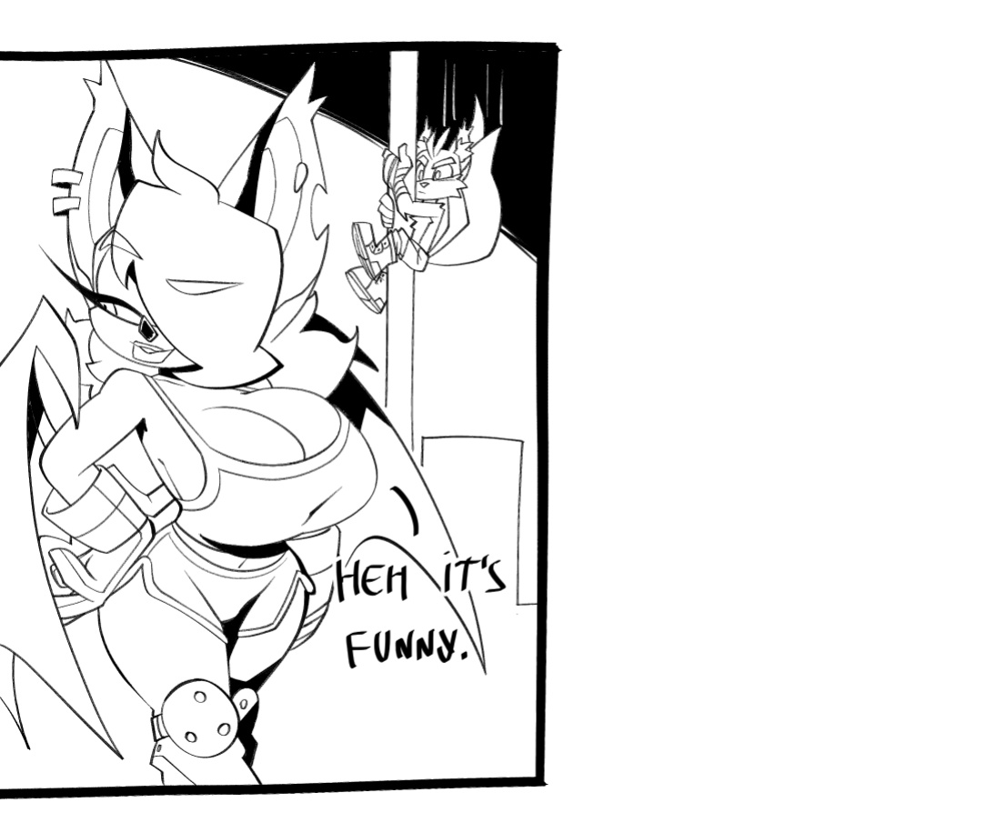 [BigDad] Let Them Fight (inks) (Sonic the Hedgehog)