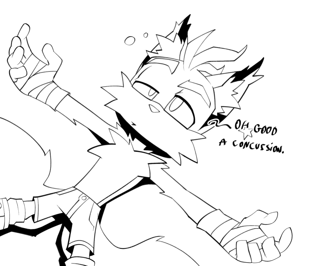 [BigDad] Let Them Fight (inks) (Sonic the Hedgehog)
