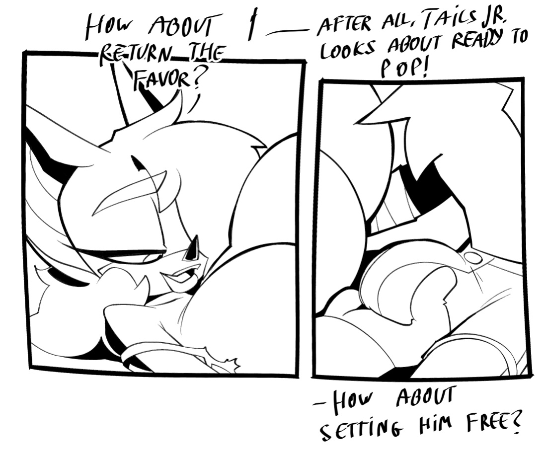 [BigDad] Let Them Fight (inks) (Sonic the Hedgehog)