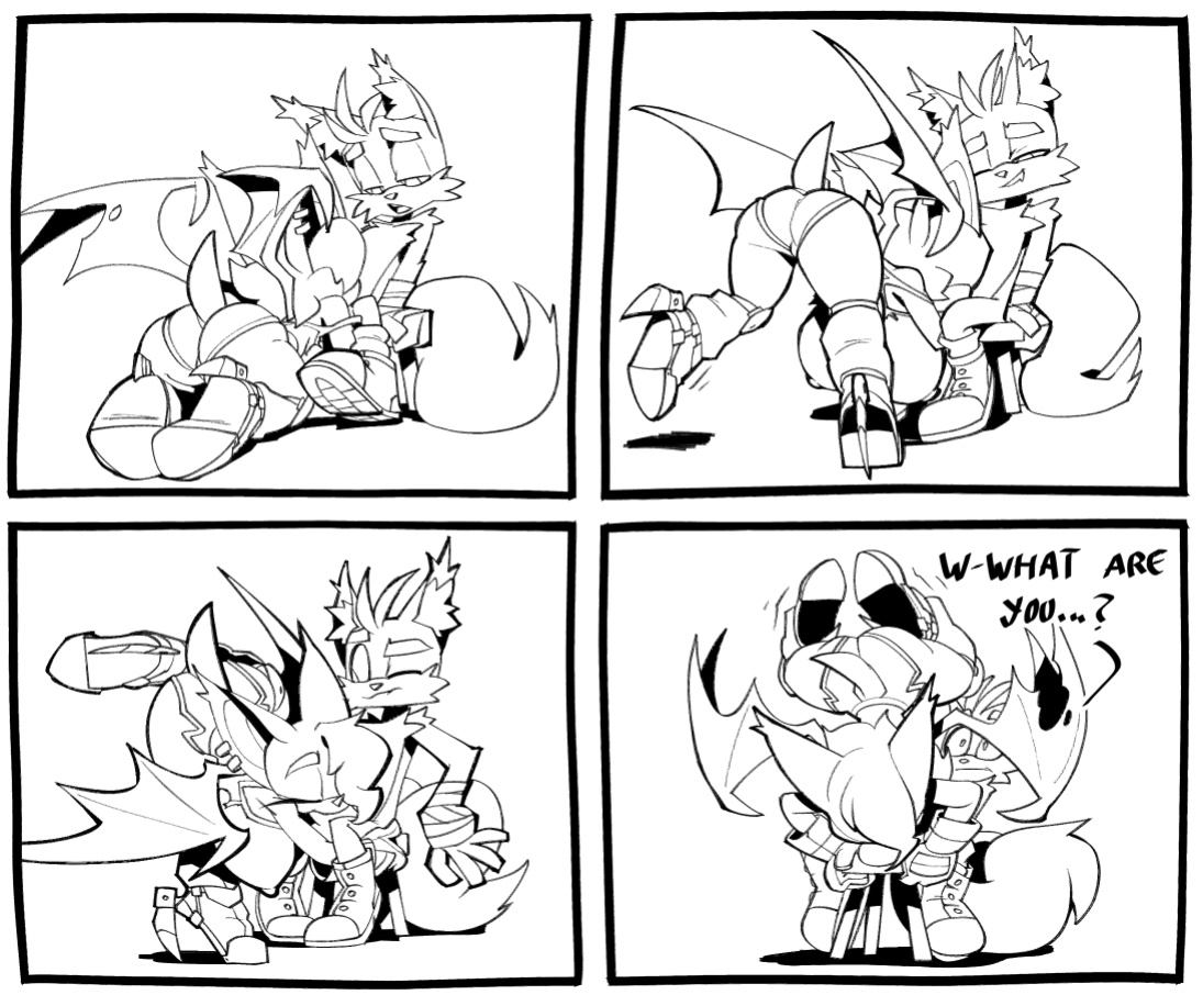 [BigDad] Let Them Fight (inks) (Sonic the Hedgehog)