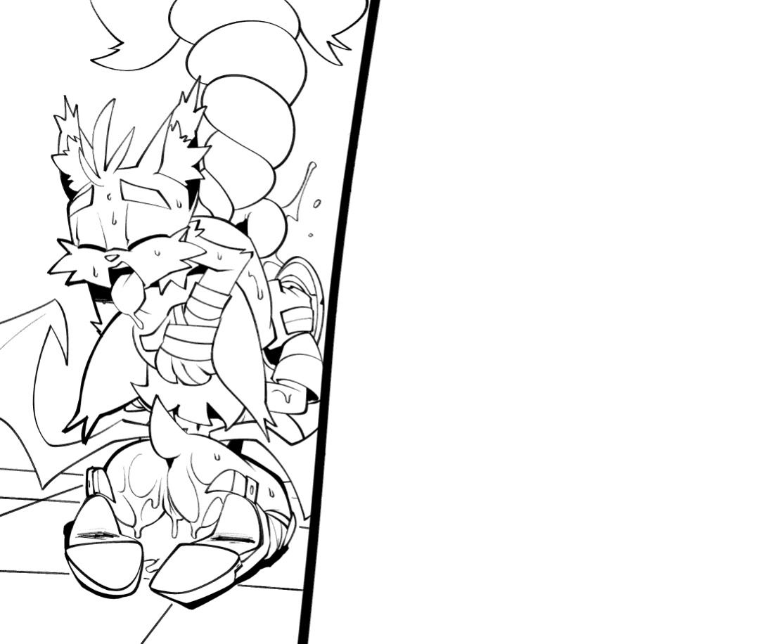 [BigDad] Let Them Fight (inks) (Sonic the Hedgehog)