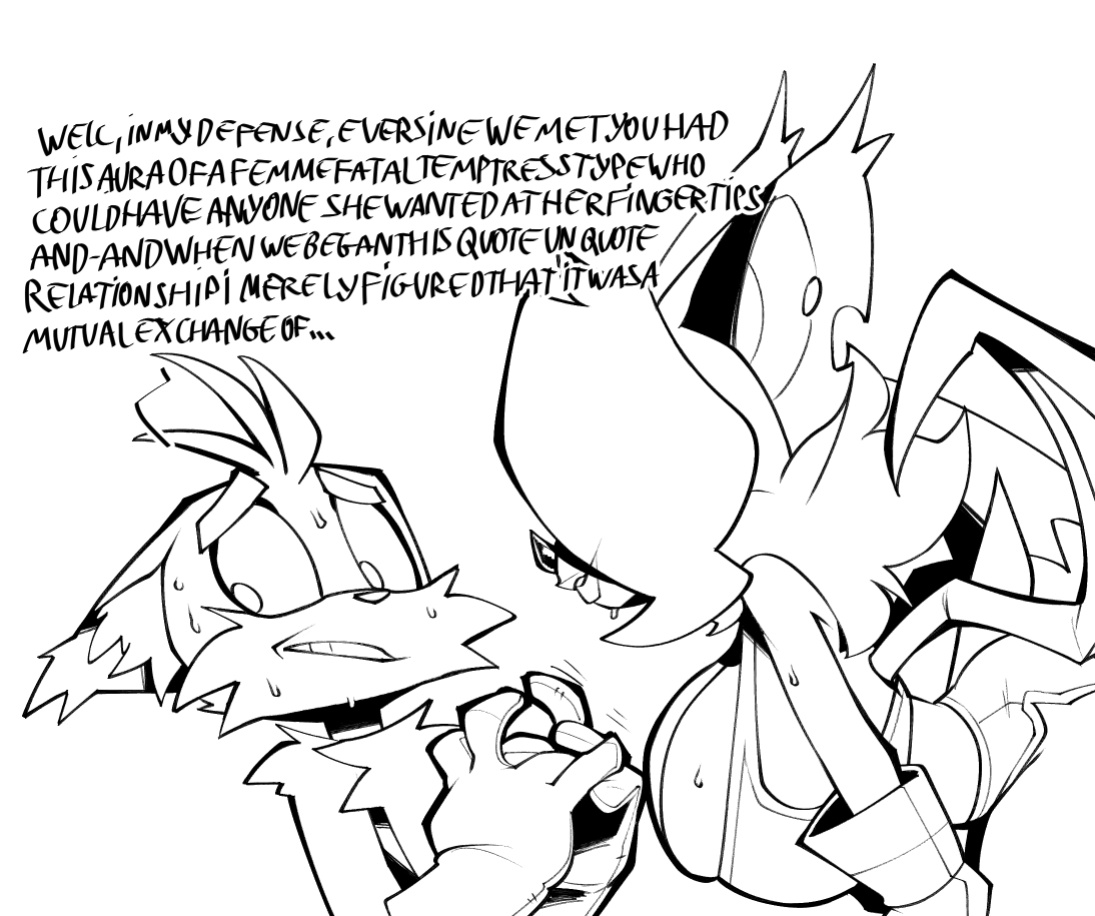 [BigDad] Let Them Fight (inks) (Sonic the Hedgehog)