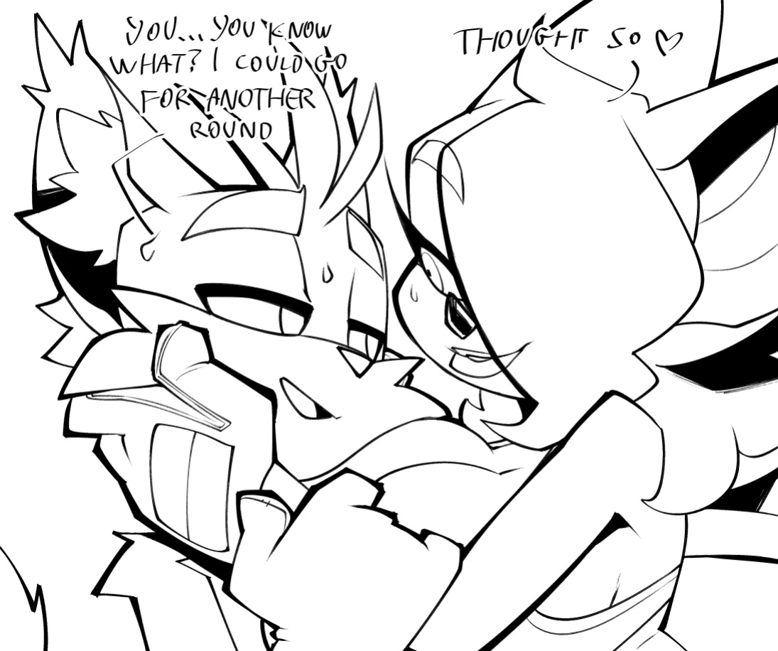 [BigDad] Let Them Fight (inks) (Sonic the Hedgehog)
