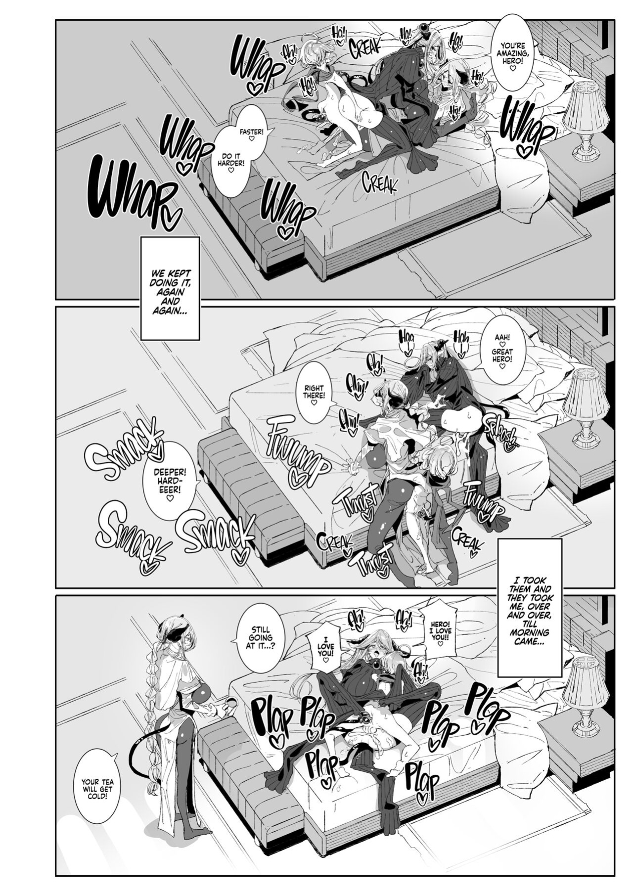[Metro Notes (Tsumetoro)] Maou Toubatsu o Oeta Yuusha-kun to Futanari Inma Futari ga Yarukotonante Kimatteru yo ne! |The Demon Lord Is Gone, the World Is at Peace... What Are the Hero and His Futa Succubi Gonna Do!?