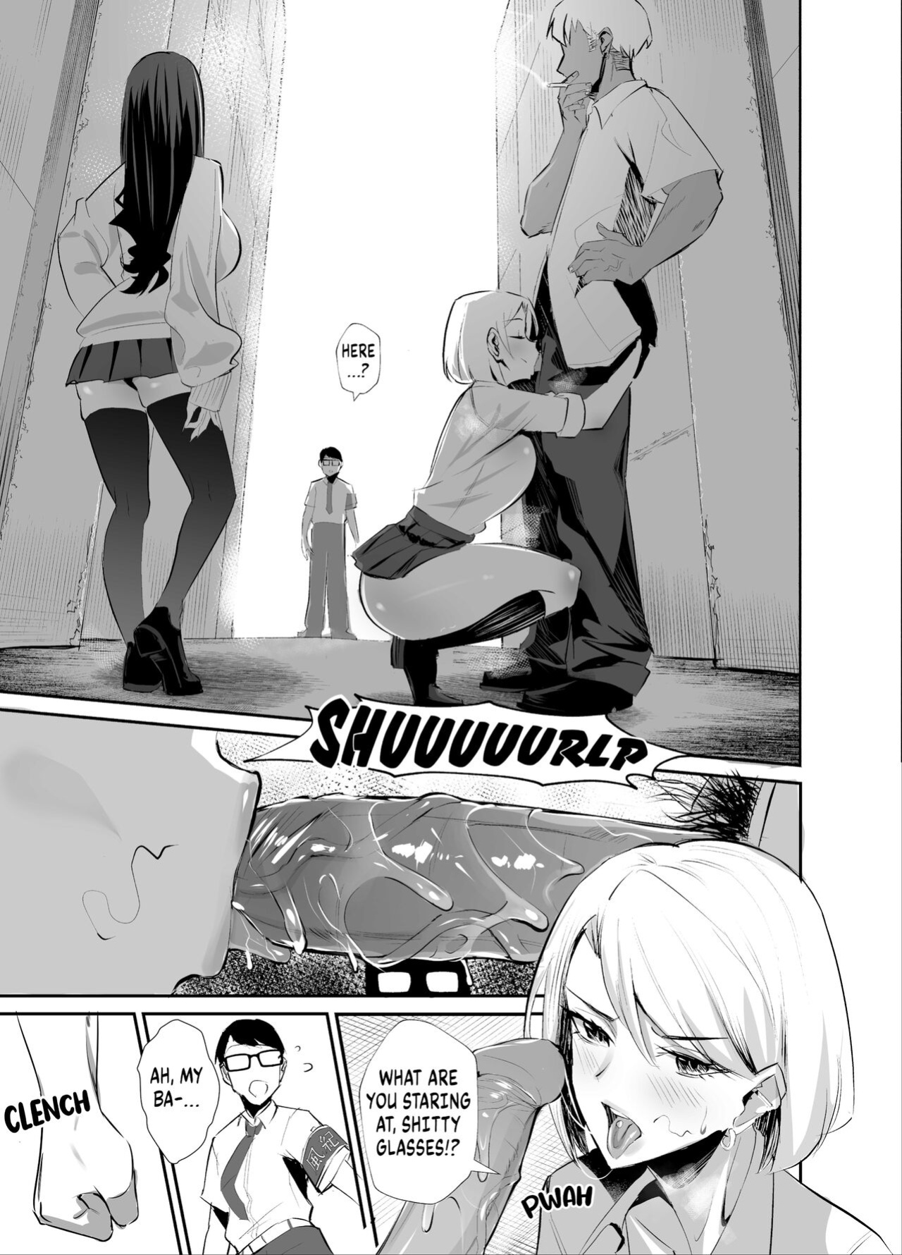 [Zenjidou Shimoneta Seizou Machine (Chinetsu)] Kuppuku ~Fuuki Iinchou wa Odosarete Netorarete...~ | Submission ~the President of the Public Morals Committee is Blackmailed and Forced to Cheat...~ [FuDeORS]