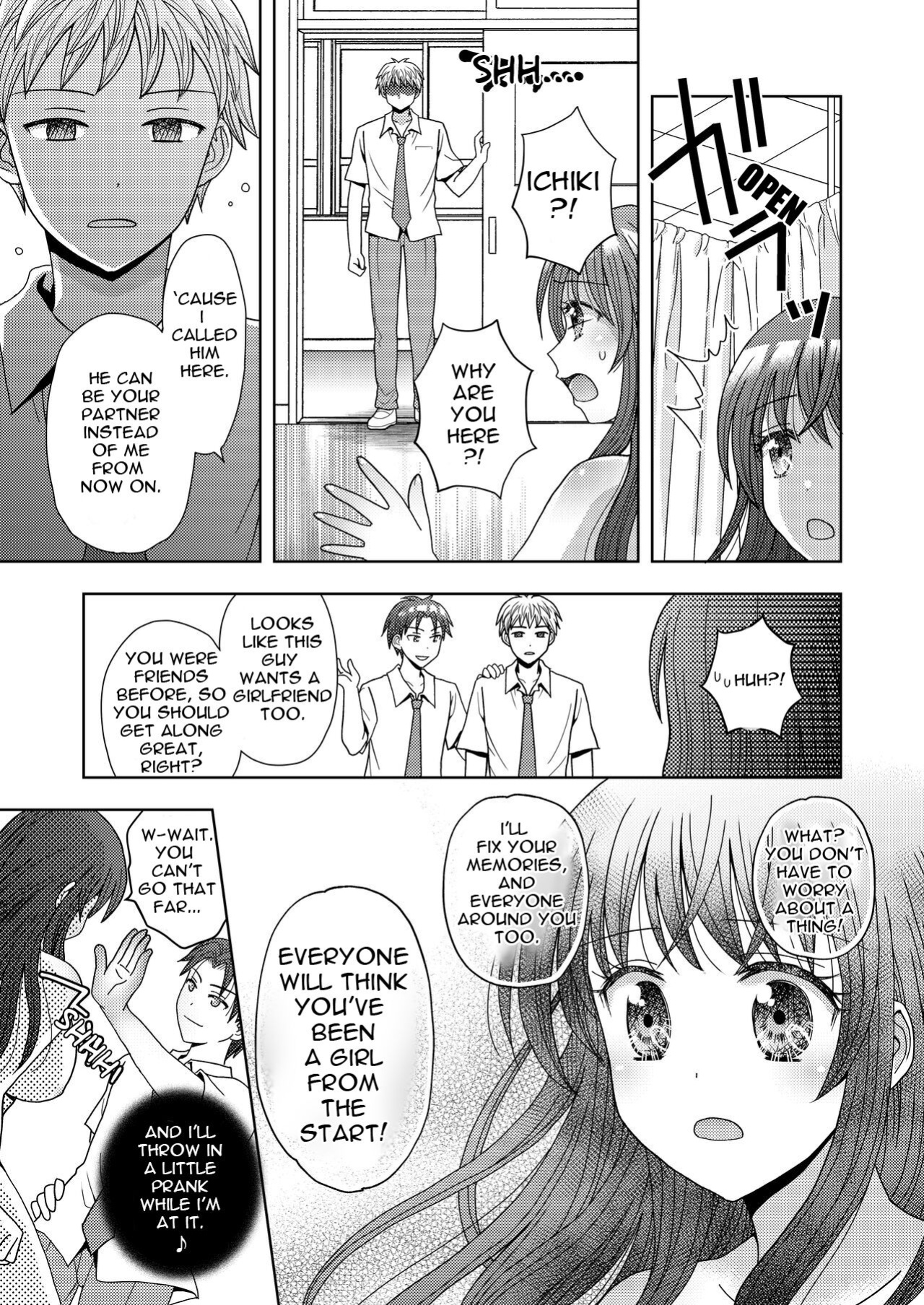 [Amuai Okashi Seisakusho (Yuukey)] Doppelgänger ni Kanojo mo Jinsei mo Ubawarete Bakunyuu JK ni Sareta Boku | My Doppelgänger Stole My Life and My Girlfriend Turns Me Into a Buxom JK