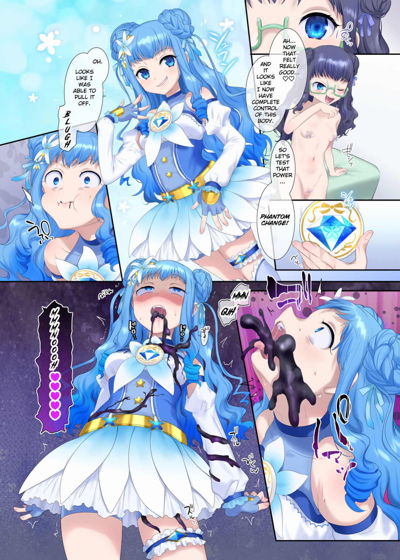 [Hairu Nukemichi (Arubento, Hiiragi Popura)] Mugen Seiki EX-Phantom Season 1 ~Karada o Otosareru Ruriiro no Mahou Shoujo~ [TheFrogManScans]