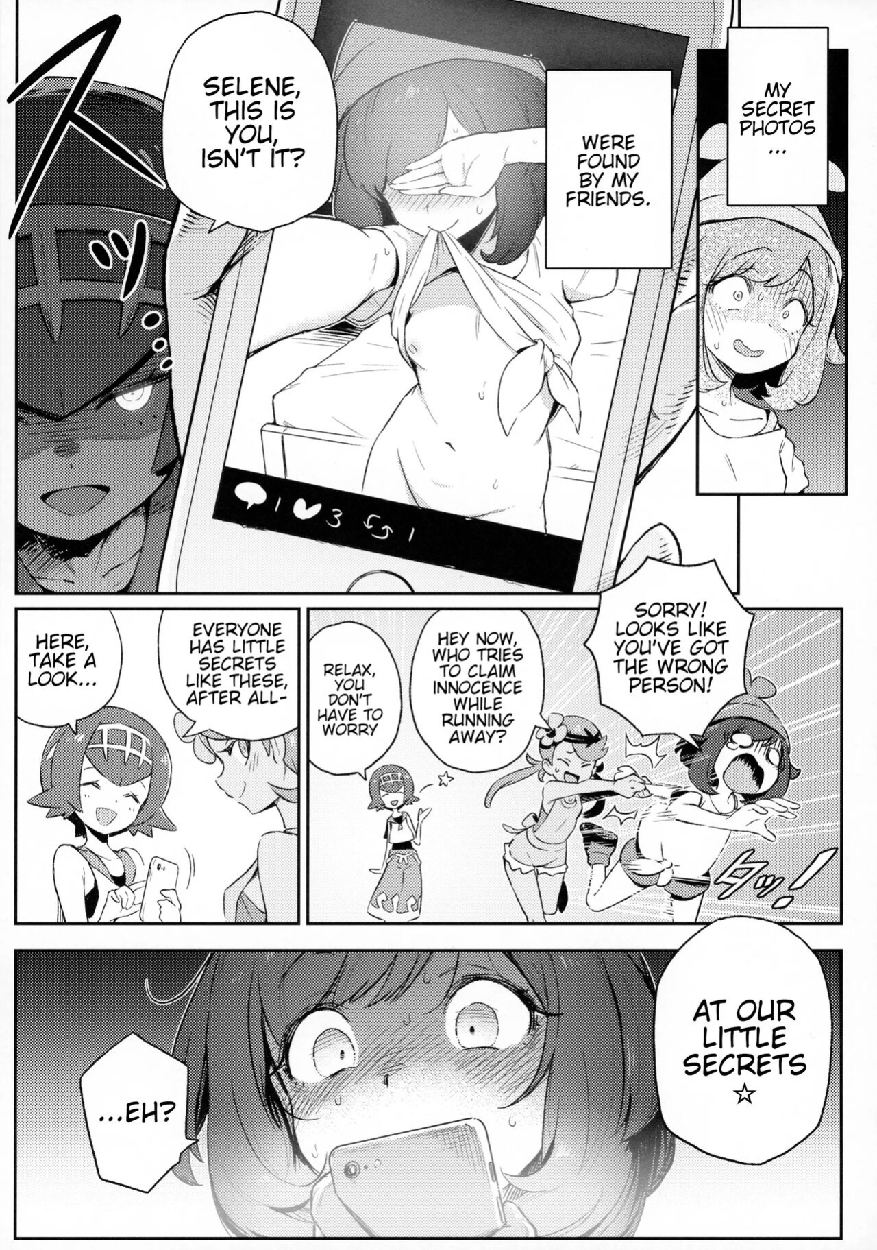 [Chouzankai (TER)] Onnanoko-tachi no Himitsu no Bouken 1 | Girl's Little Secret Adventure 1 (Pokémon Sun & Moon) [QuarantineScans]
