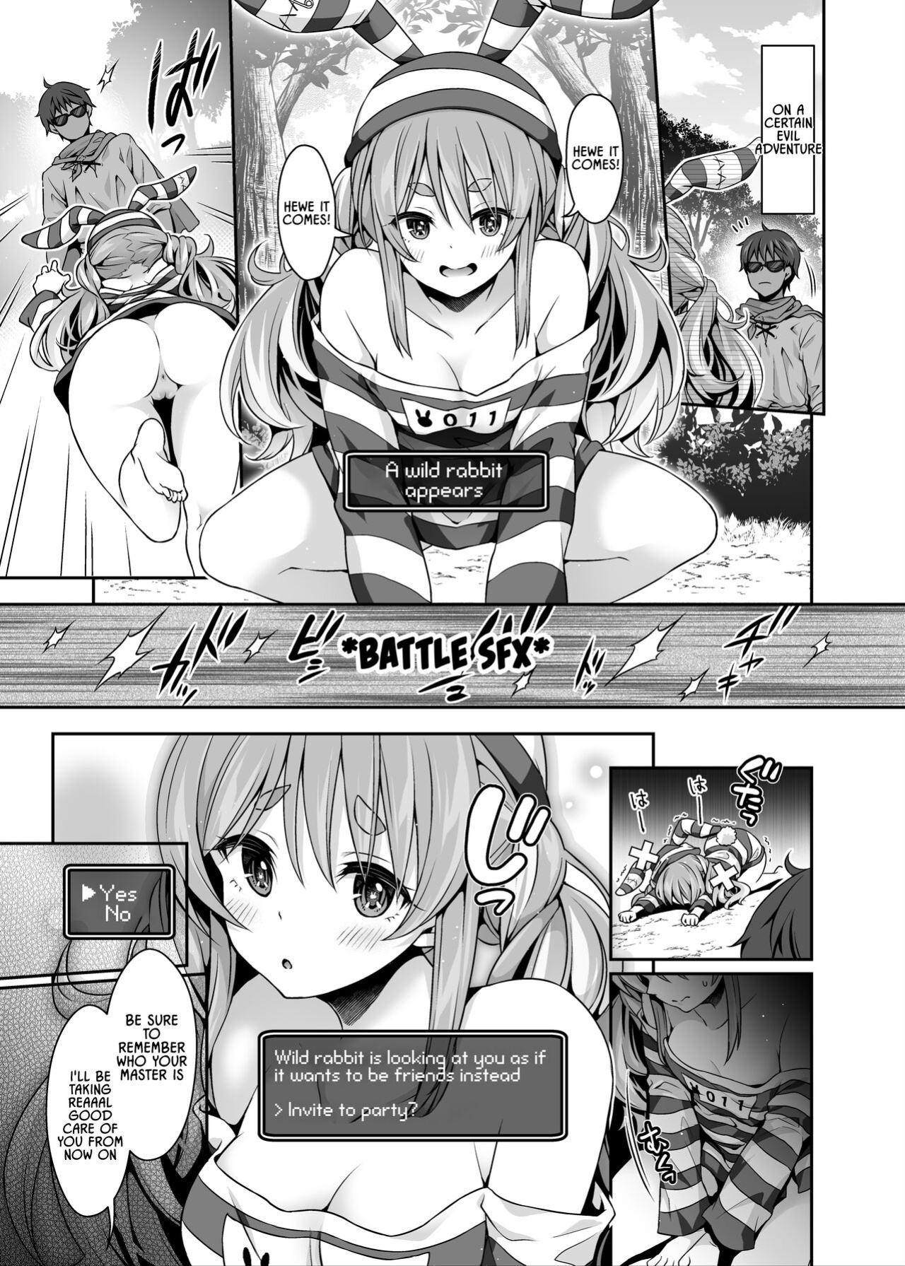 [Hachinoko P (hatigo)] Yasei no Usagi ga Nakama ni Naritasou ni Kochira wo Miteiru "Darkness" | Wild Rabbit Is Looking At You As If It Wants To Be Friends "Darkness" (Usada Pekora) [Lidl Translations]