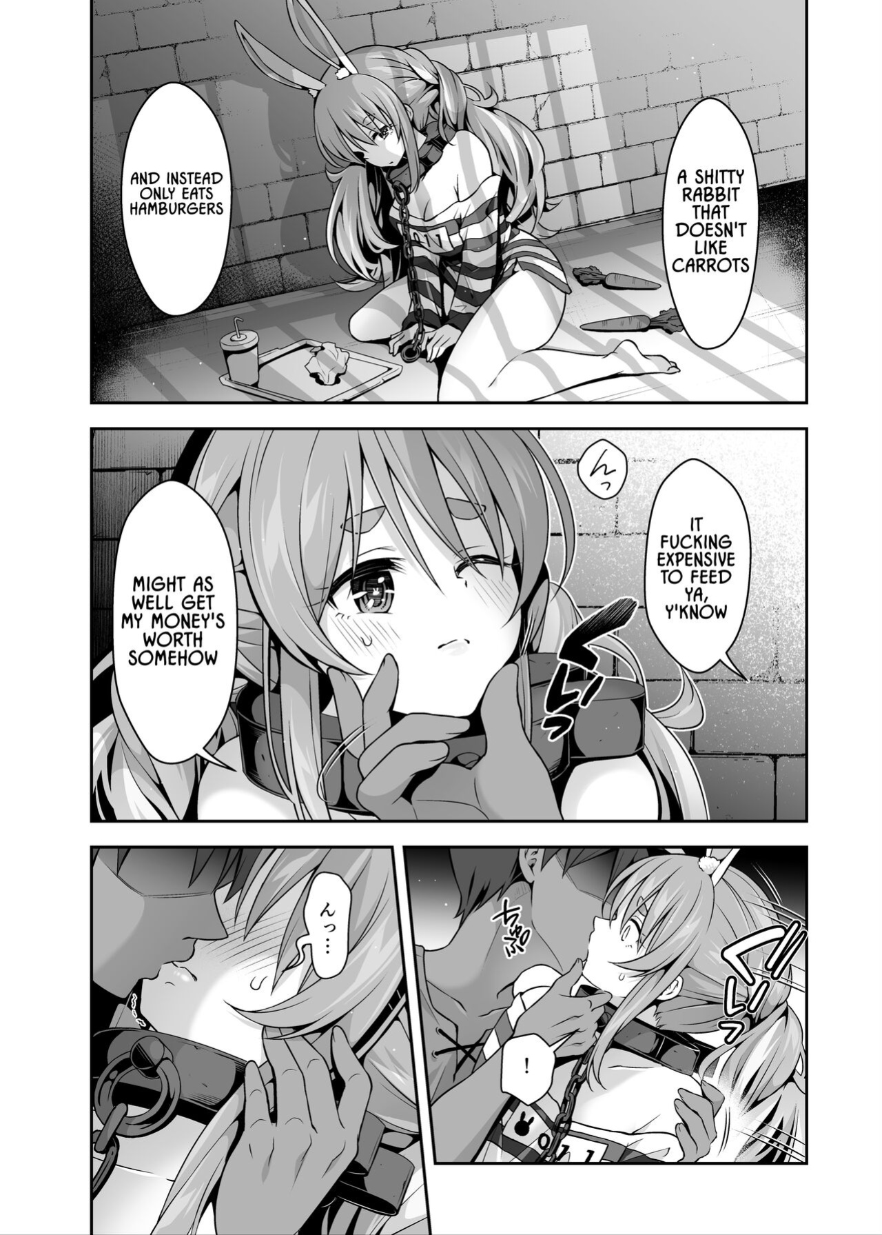 [Hachinoko P (hatigo)] Yasei no Usagi ga Nakama ni Naritasou ni Kochira wo Miteiru "Darkness" | Wild Rabbit Is Looking At You As If It Wants To Be Friends "Darkness" (Usada Pekora) [Lidl Translations]