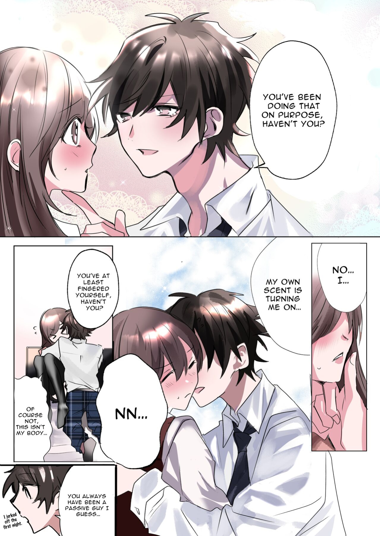 [ENG Ver.] My Erotic Love Triangle Relationship After Bodyswapping With A Classmate!?