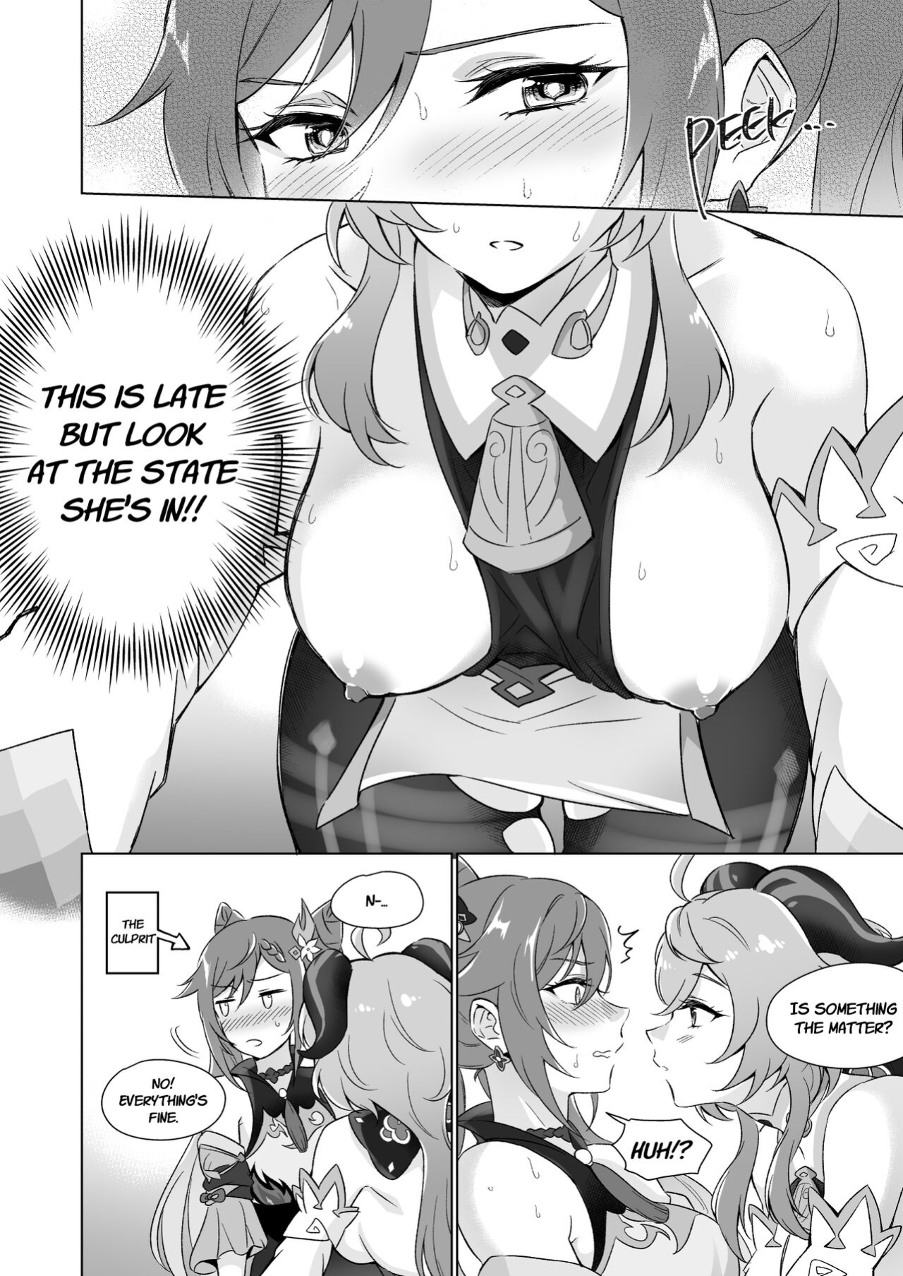 [World of Pure (Negom)] Ecchi desu yo Keqing-san! | You're So Lewd, Lady Keqing! (Genshin Impact)