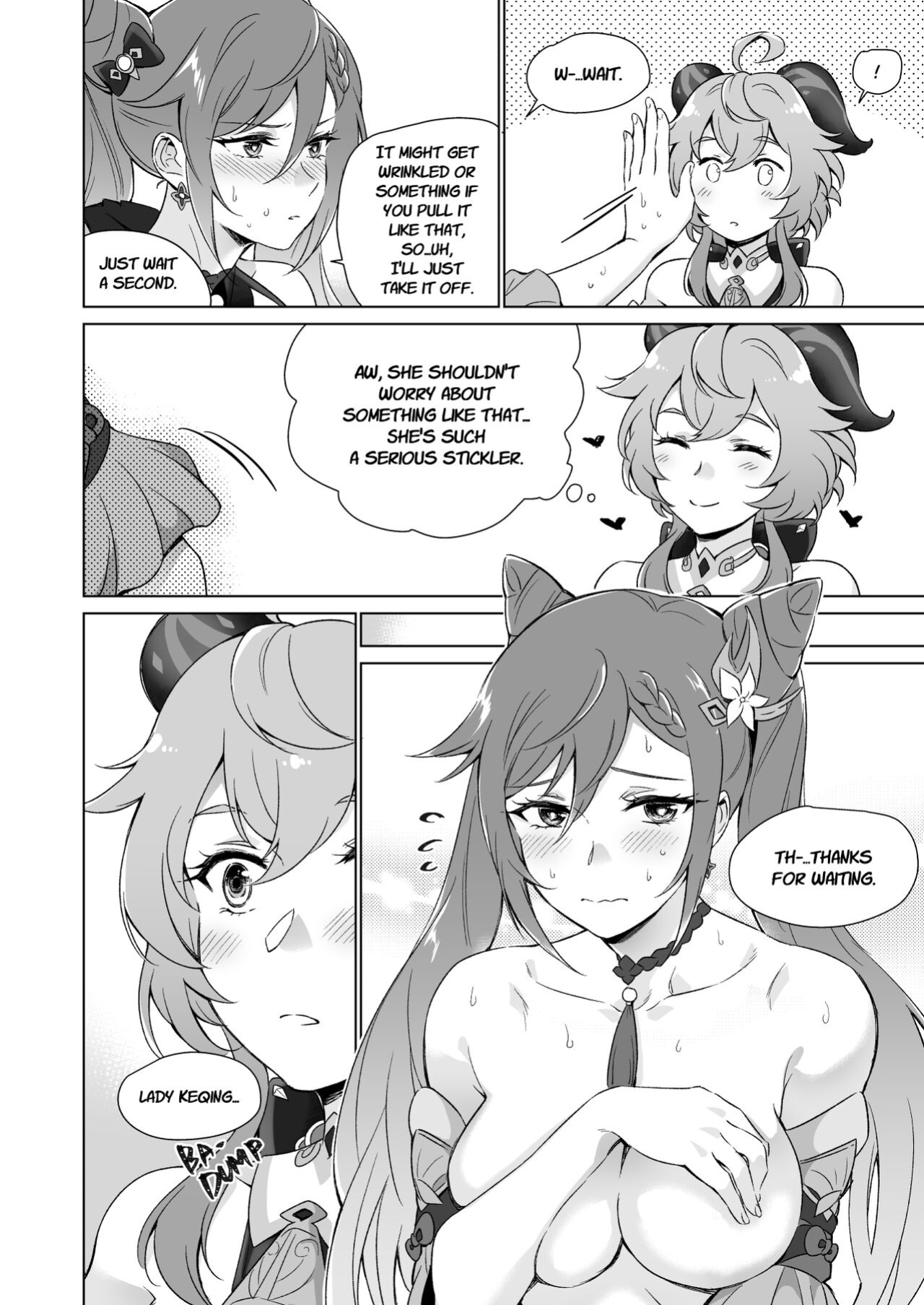 [World of Pure (Negom)] Ecchi desu yo Keqing-san! | You're So Lewd, Lady Keqing! (Genshin Impact)
