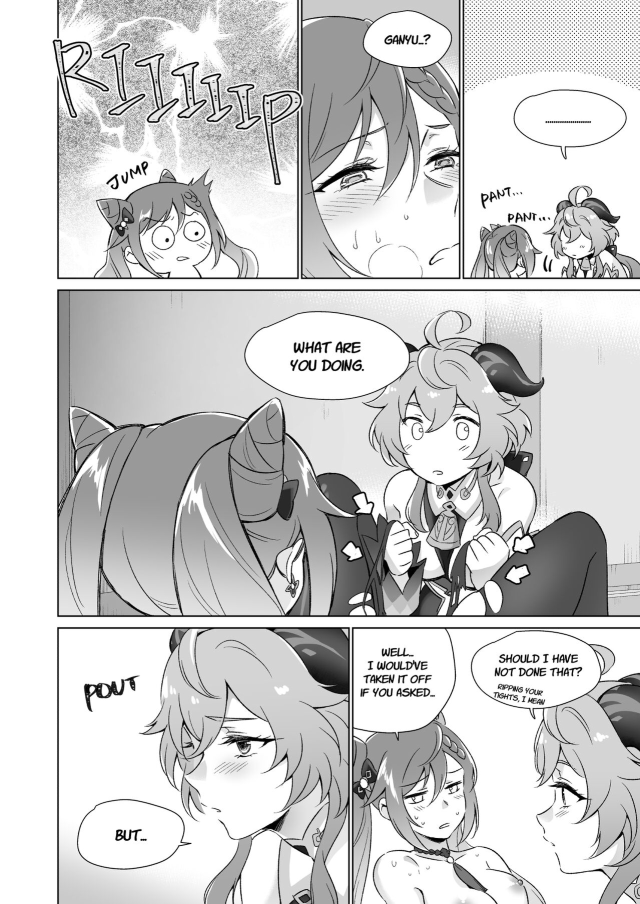 [World of Pure (Negom)] Ecchi desu yo Keqing-san! | You're So Lewd, Lady Keqing! (Genshin Impact)