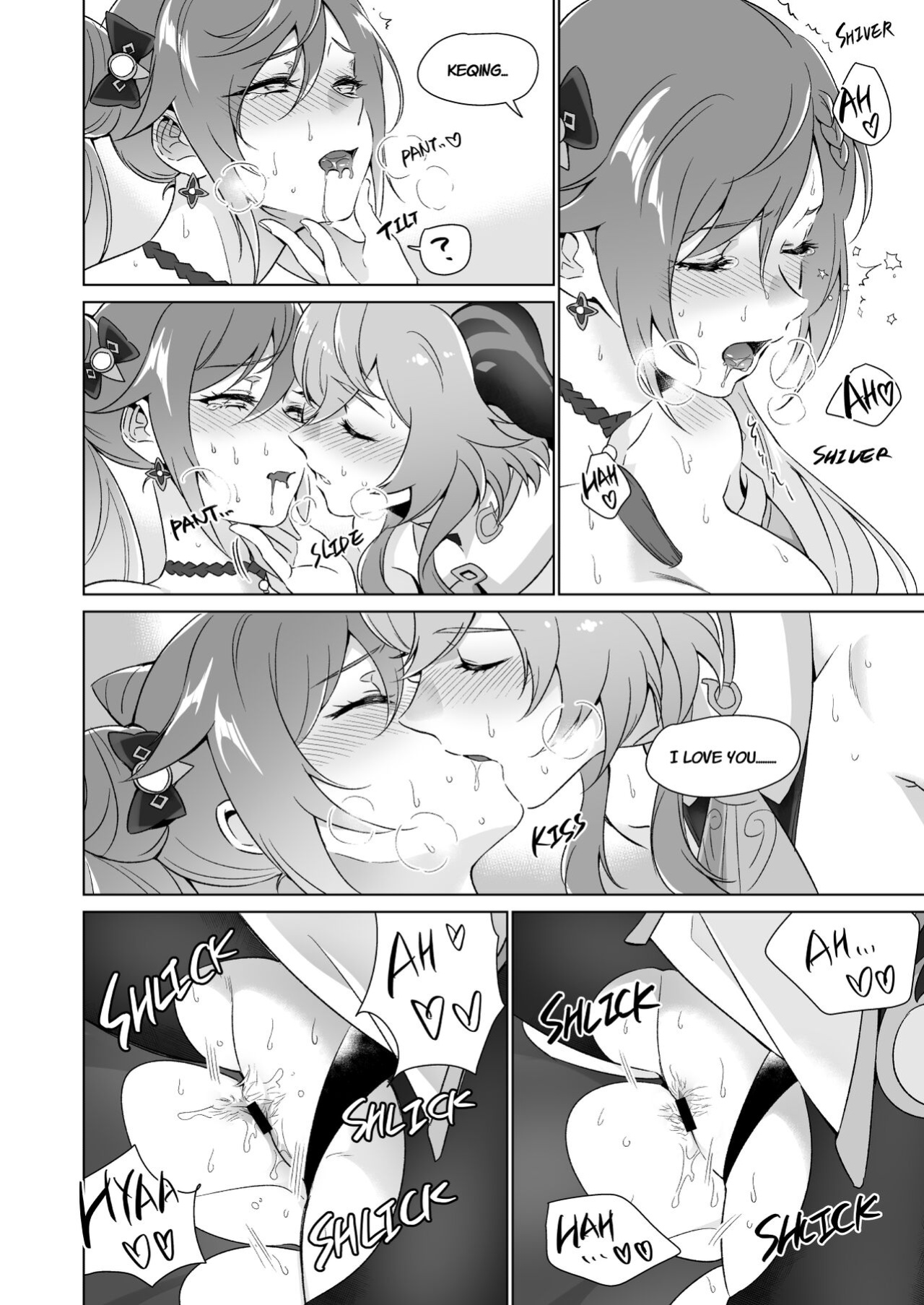 [World of Pure (Negom)] Ecchi desu yo Keqing-san! | You're So Lewd, Lady Keqing! (Genshin Impact)