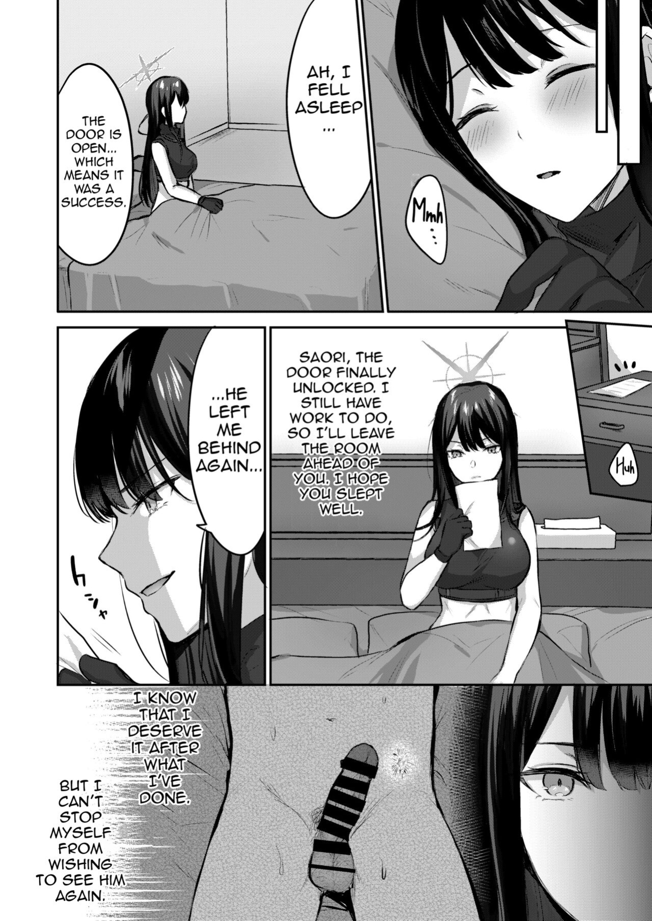 [Kakinotanehitotsubu (Kakino Nashiko)] Saori to xxx Shinai to Derarenai Heya | I can't leave this room until I xxx Saori (Blue Archive) [Shiririn]