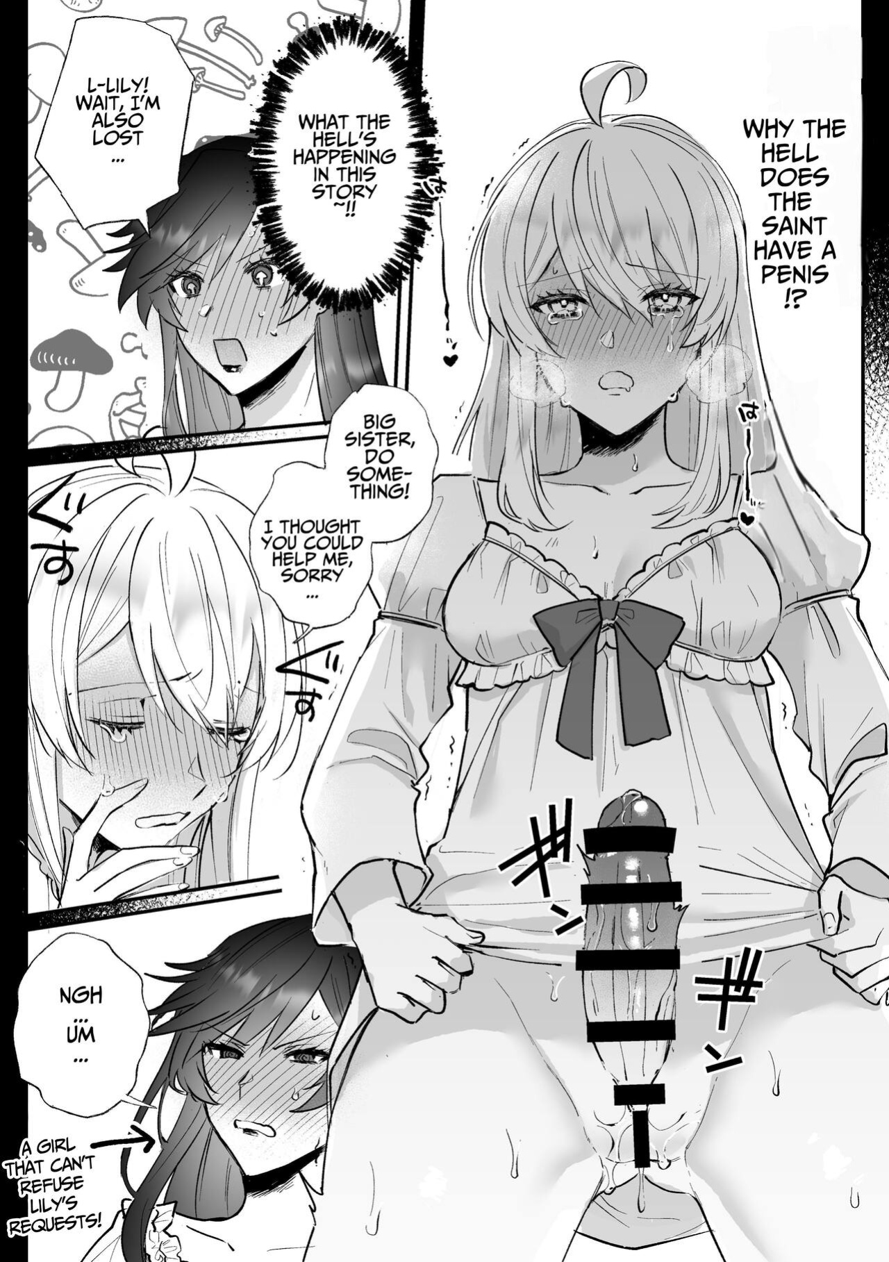 [Kyoutansan (Daizu)] Danzai Route o Kaihi Shiyou to Shita Akuyaku Reijou wa Futanari Seijo no Imouto ni Dekiai Saremashita [Kusanuu]