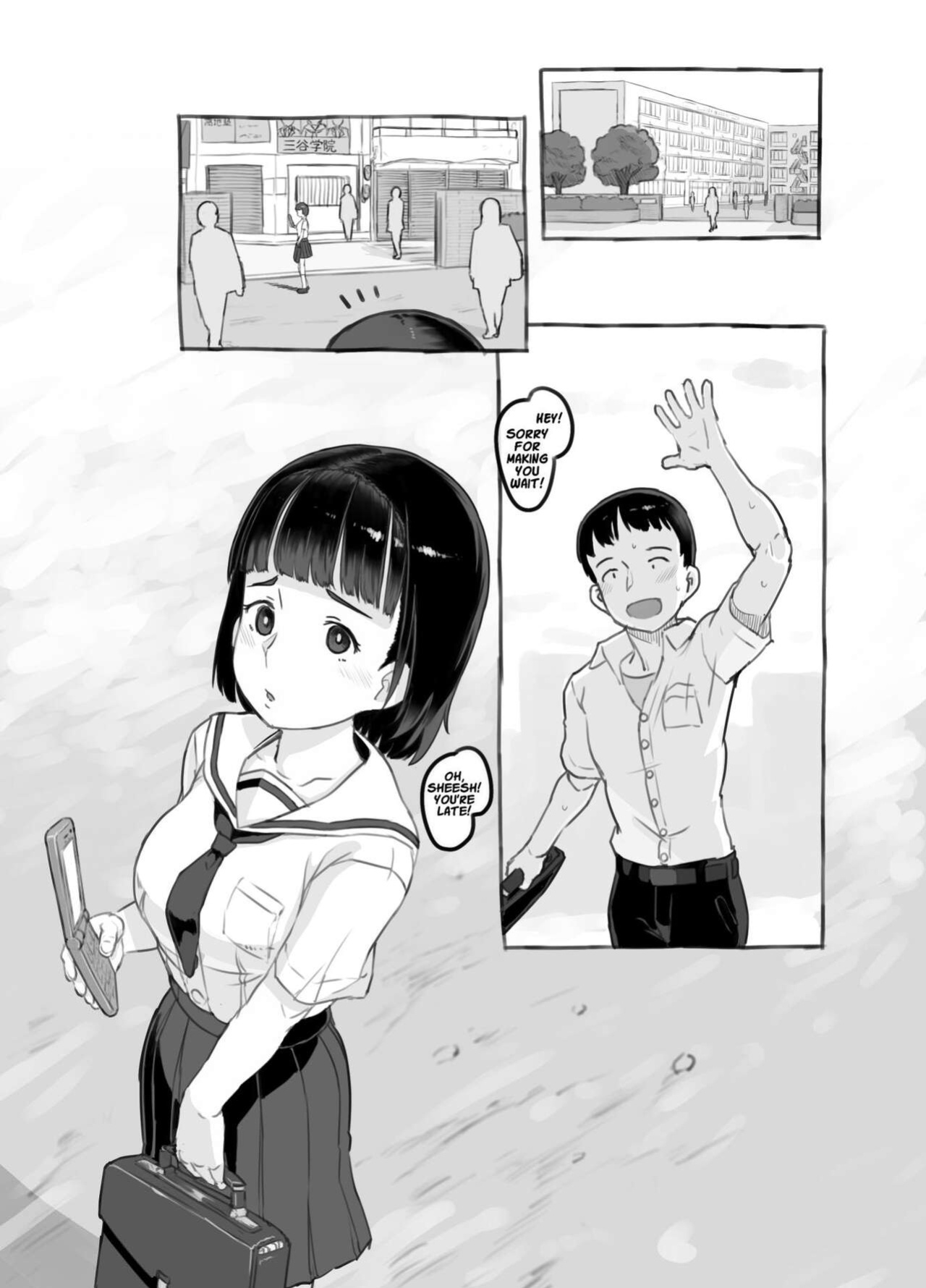 [Kuromahou Kenkyuujo (Nukaji)] Ore no musume wa moto Kano ni | My Daughter Looks Like My Ex-Girlfriend [Comics and Mango]