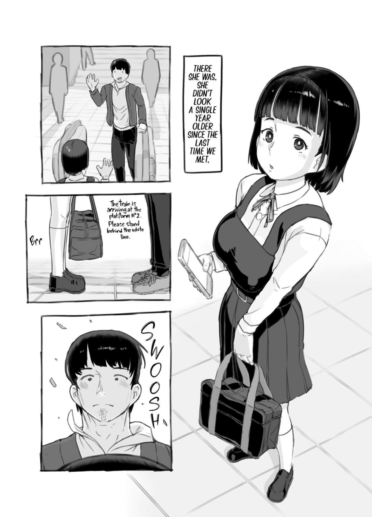 [Kuromahou Kenkyuujo (Nukaji)] Ore no musume wa moto Kano ni | My Daughter Looks Like My Ex-Girlfriend [Comics and Mango]