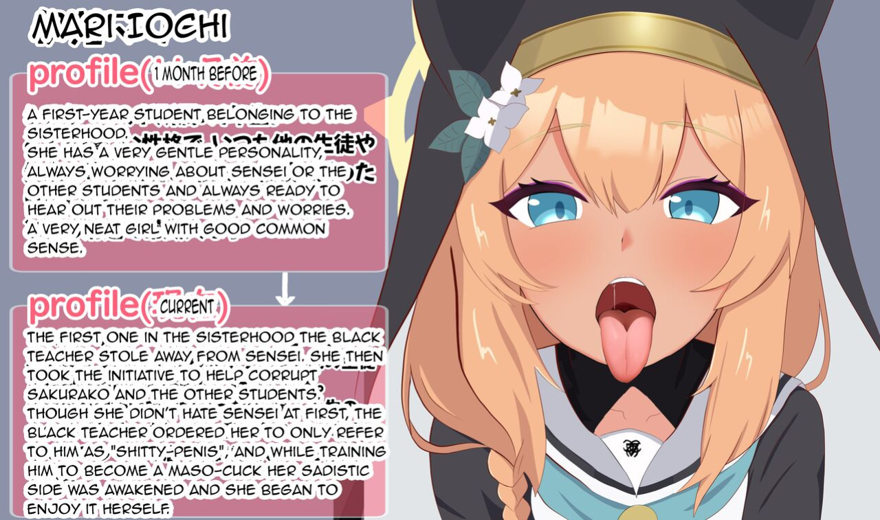[Eru] Netorare Sisterhood ~Zangeshitsu Hen~ (Blue Archive)