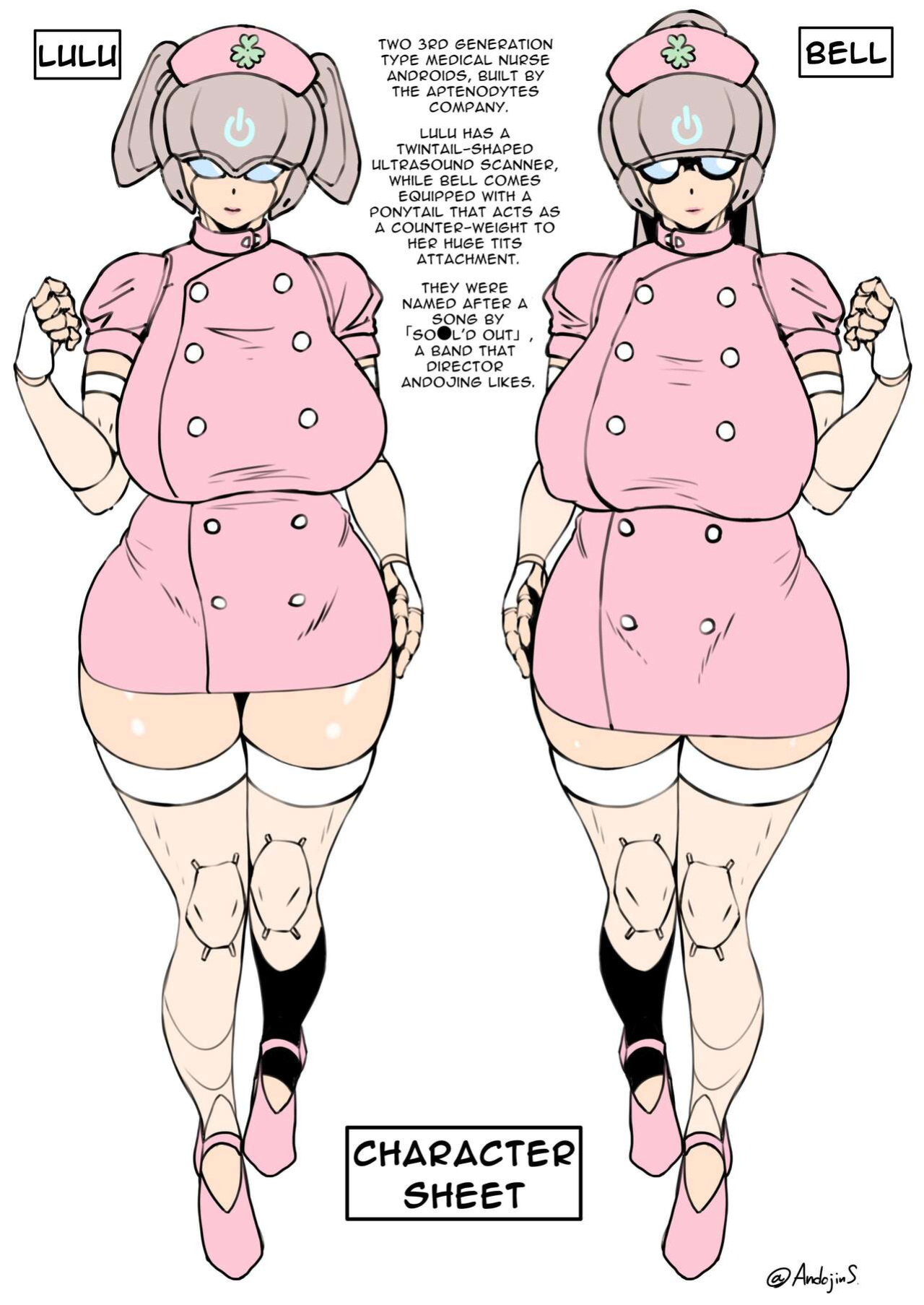 [Whitish Blacker (Andojing)] Sakusei! Robot Clinic | Cumsuckery! Robot Clinic [Fantasy Primer]