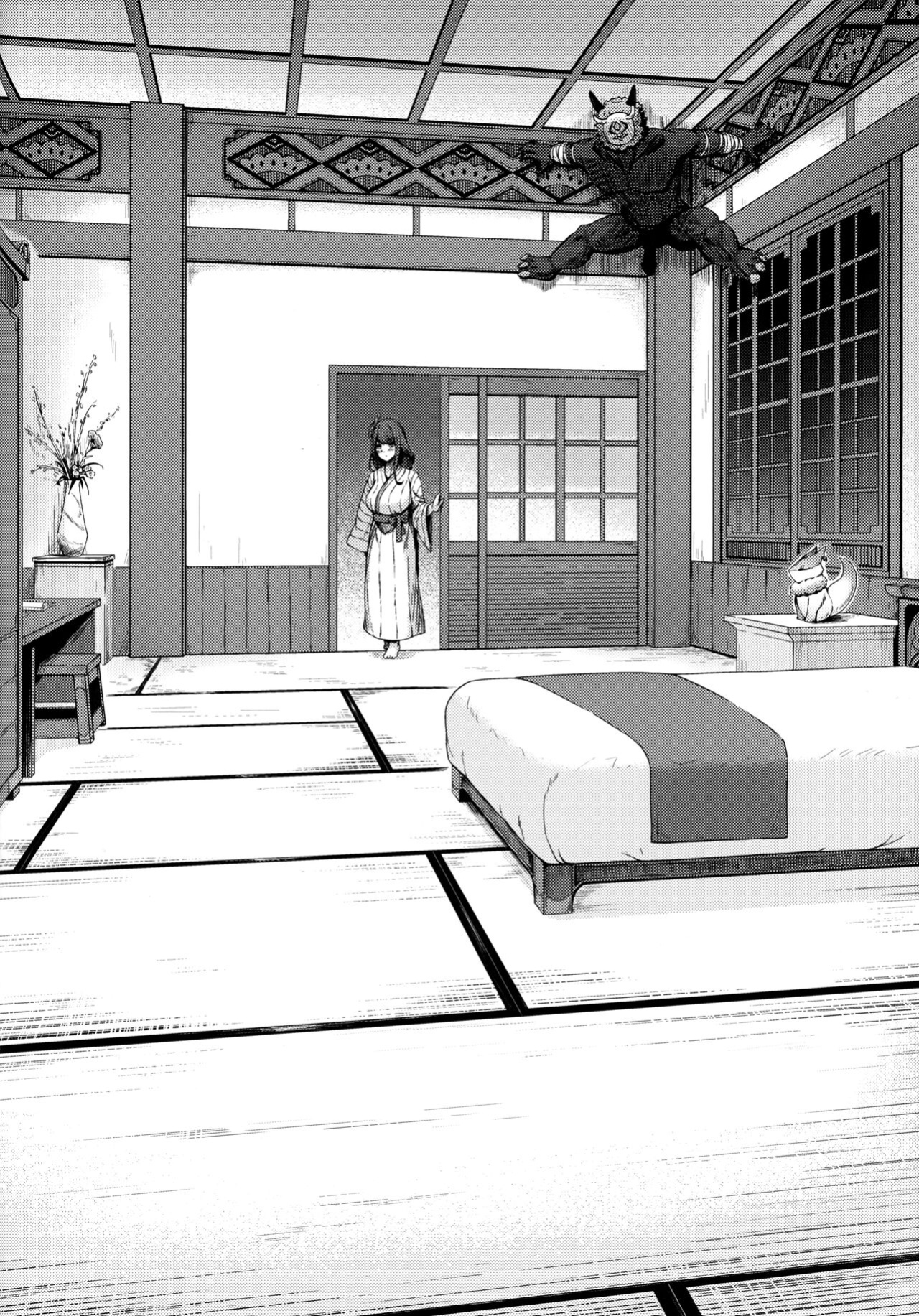 (C101) [Nanaya (Nao)] Kage-chan to Deka Churl | Raiden and the Big Hilichurl (Genshin Impact)