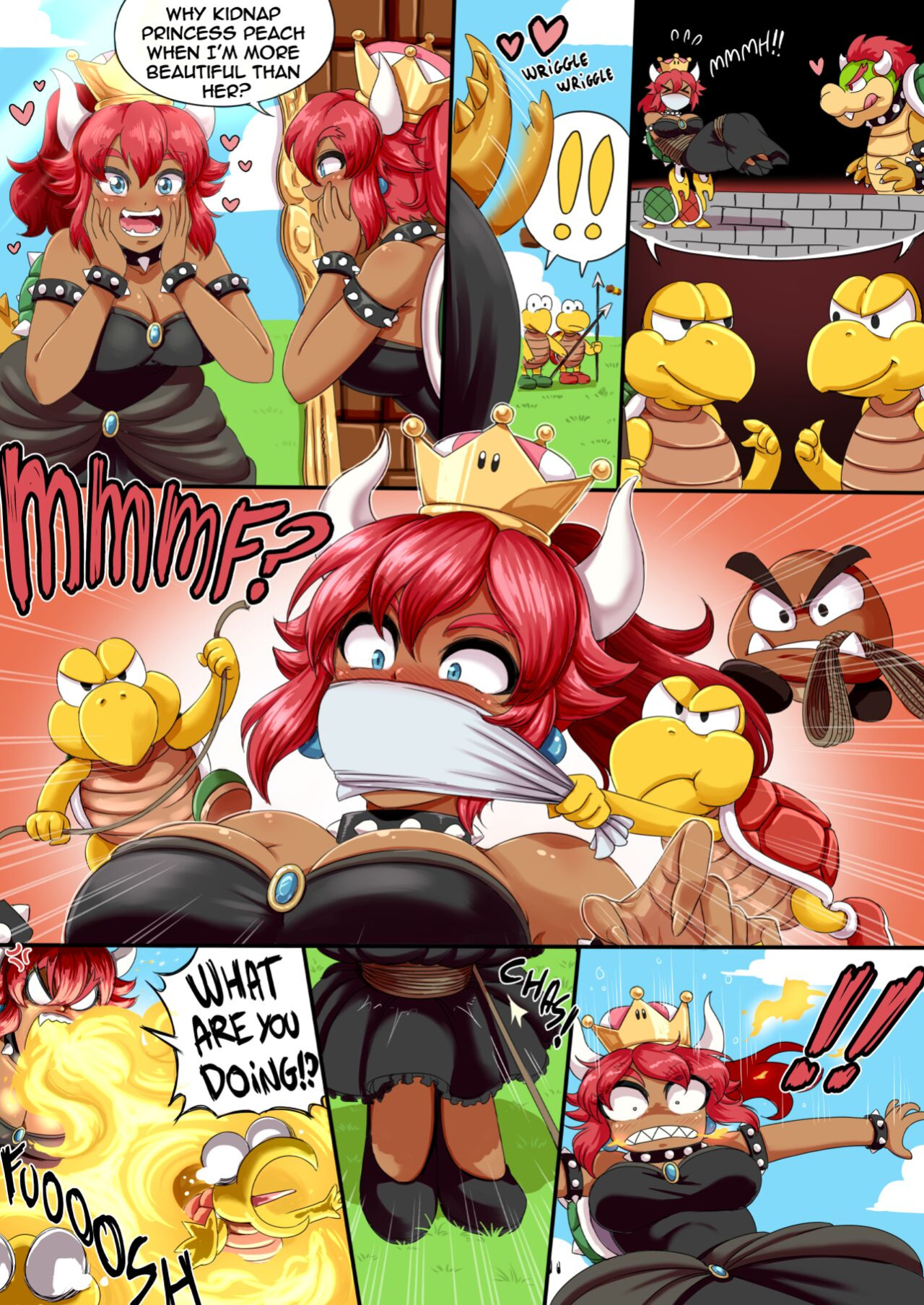 [Issa Castagno] Bowsette | Super Crown Bowser [Super Mario Brothers | Super Mario Bros.]