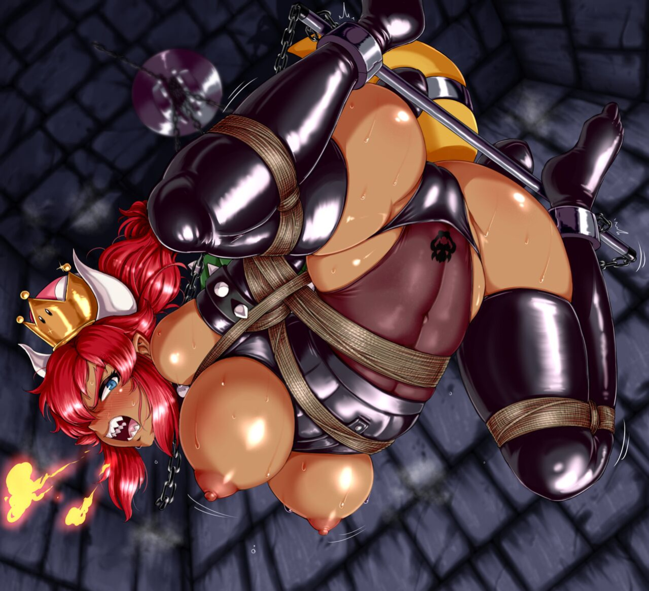[Issa Castagno] Bowsette | Super Crown Bowser [Super Mario Brothers | Super Mario Bros.]