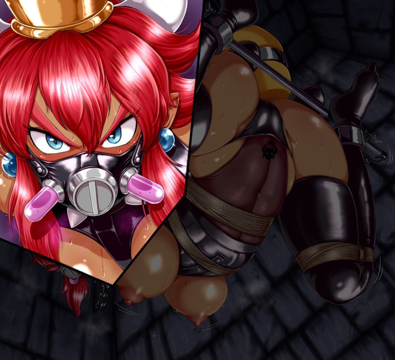 [Issa Castagno] Bowsette | Super Crown Bowser [Super Mario Brothers | Super Mario Bros.]