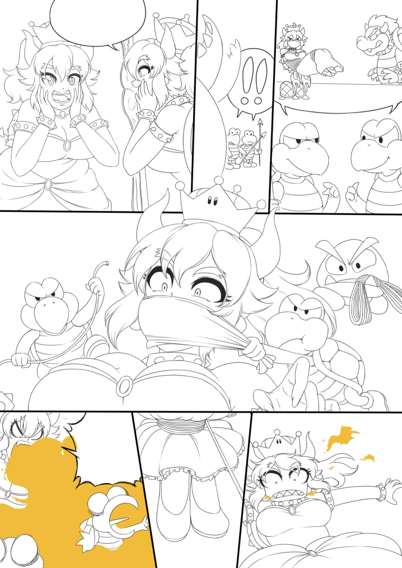 [Issa Castagno] Bowsette | Super Crown Bowser [Super Mario Brothers | Super Mario Bros.]
