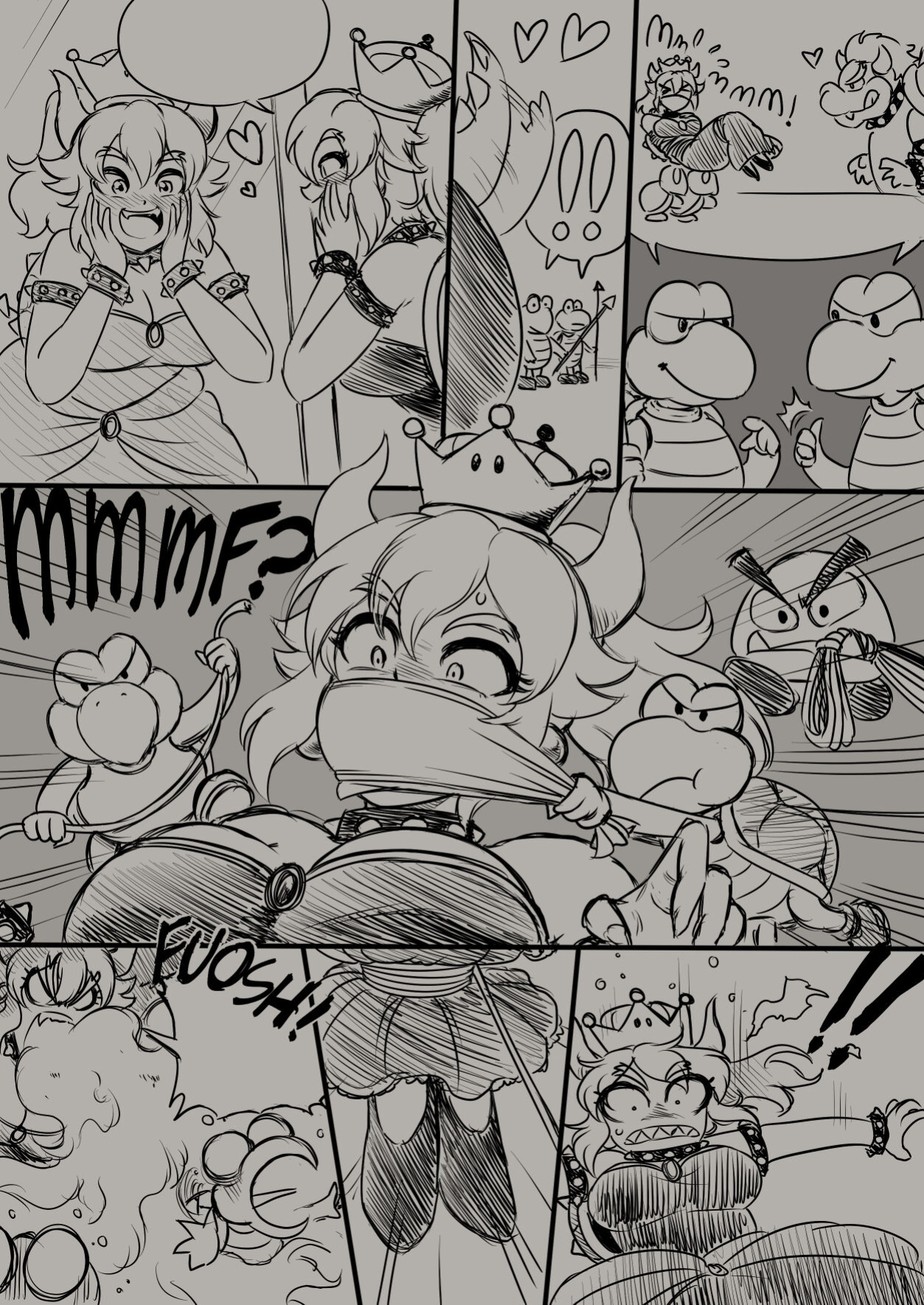[Issa Castagno] Bowsette | Super Crown Bowser [Super Mario Brothers | Super Mario Bros.]