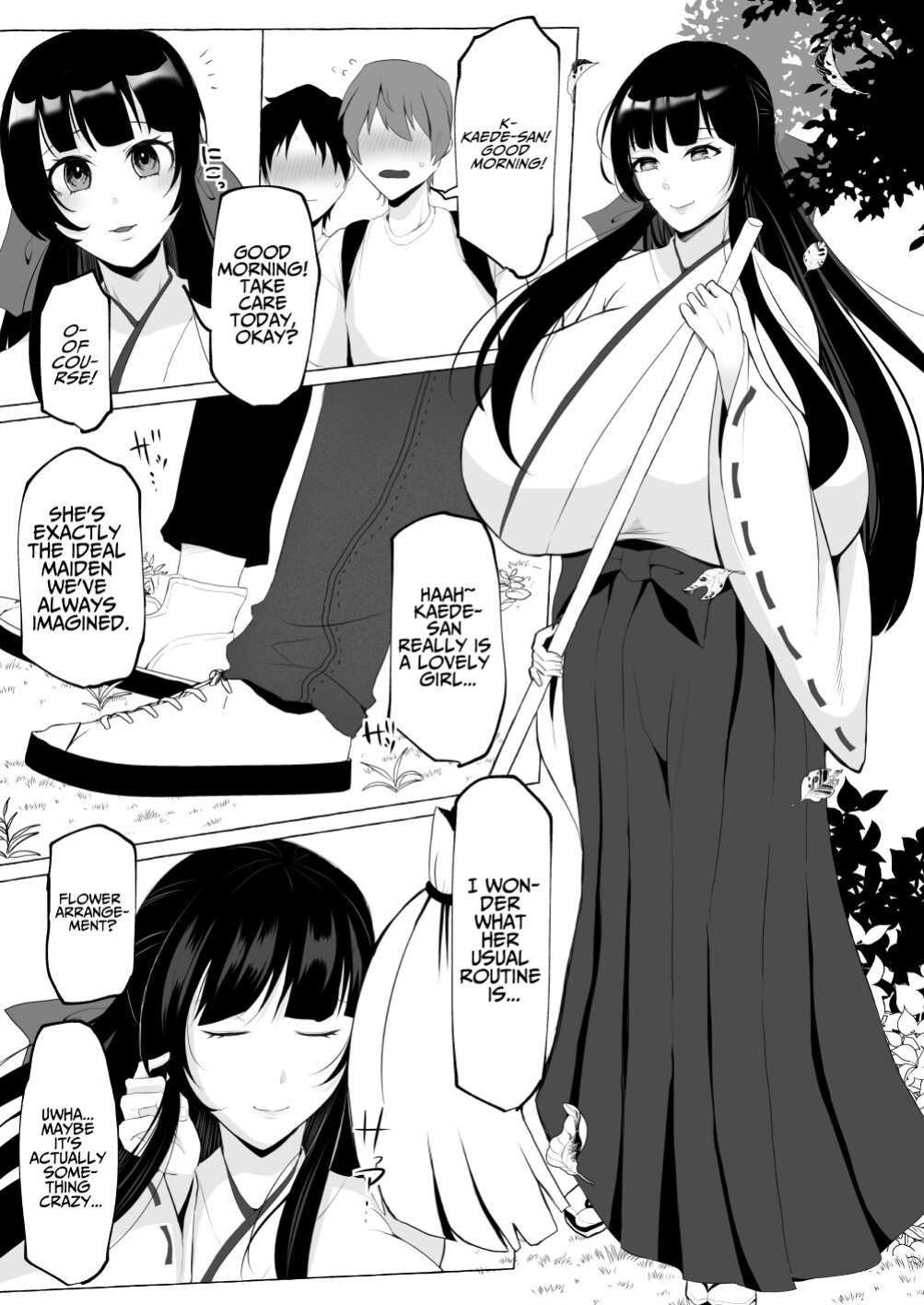 [YUNOYU (Yukichi)] Hentai Senzuri Zanmai Dosukebe Sao Miko Shimai | Lewd Dick Shrine Maidens Sisters Who Immerse Themselves In Perverted Masturbation [T's Translations]
