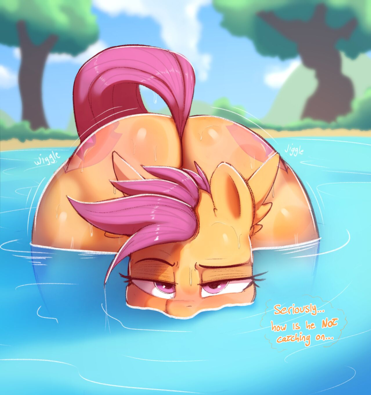 [Welost] beach day with scootaloo + Zipp alts (My Little Pony: Friendship is Magic)