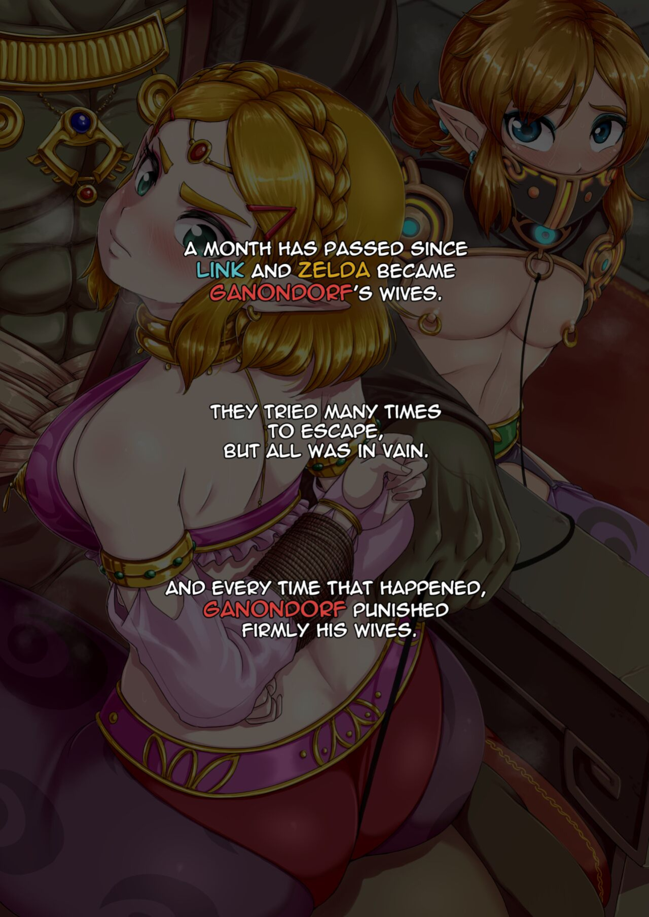 [Issa Castagno] Zelda - New Ganondorf Wifes (Princess Zelda, Link) [The Legend Of Zelda]